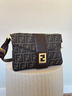 Fendi Baguette Zucca Shoulderbag