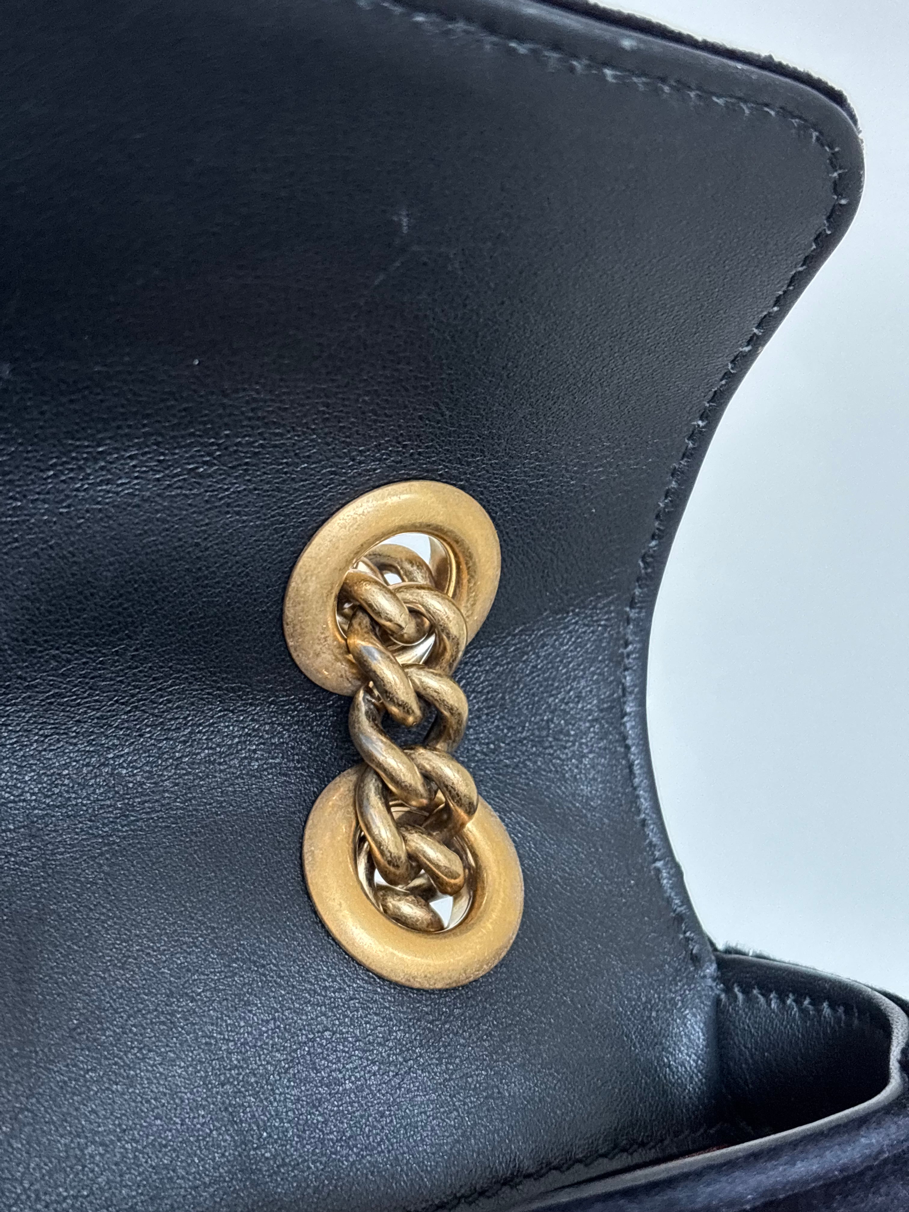 Gucci Velvet GG Marmont Bag