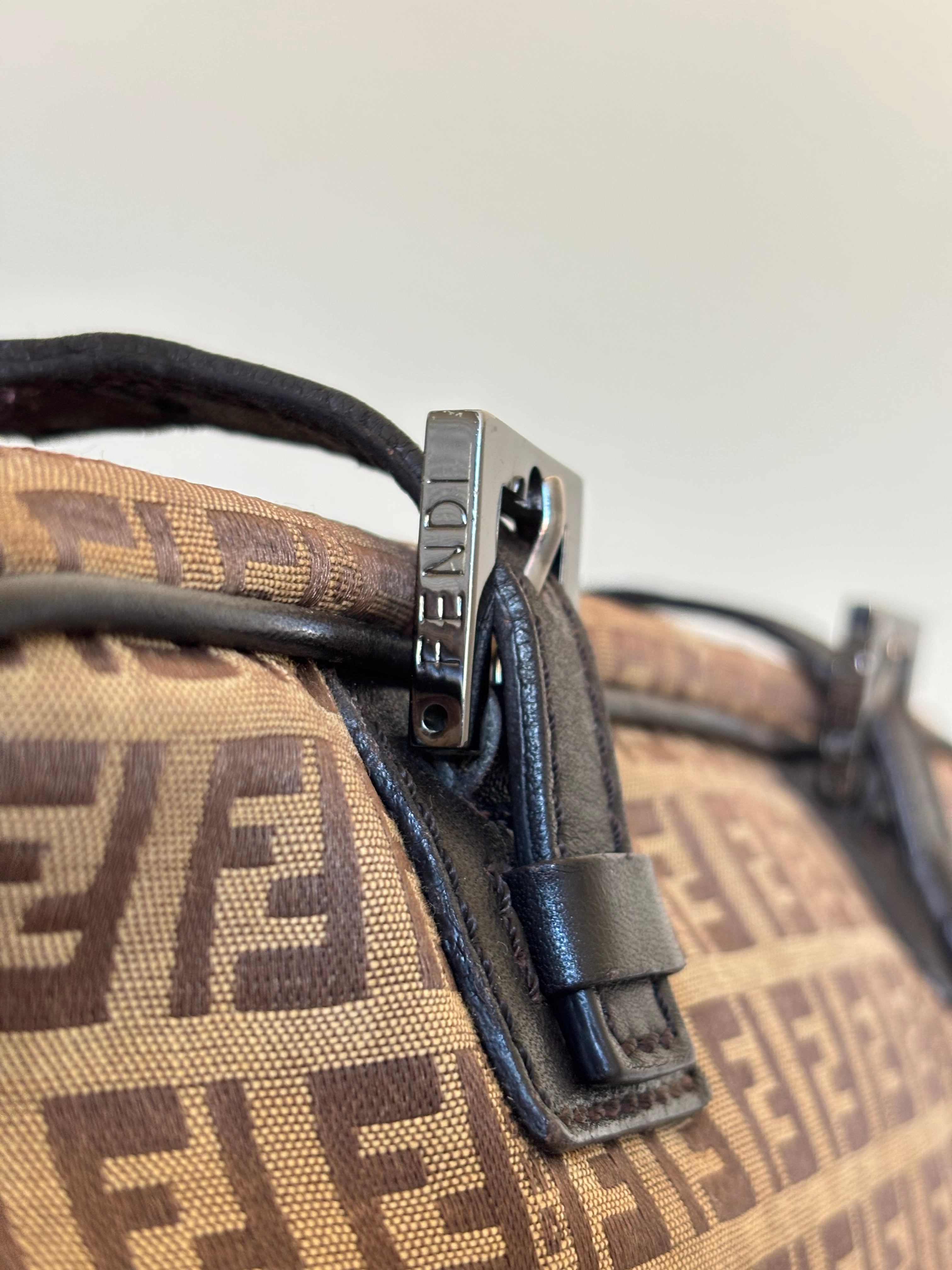 Fendi Zucchino Canvas Schoudertas