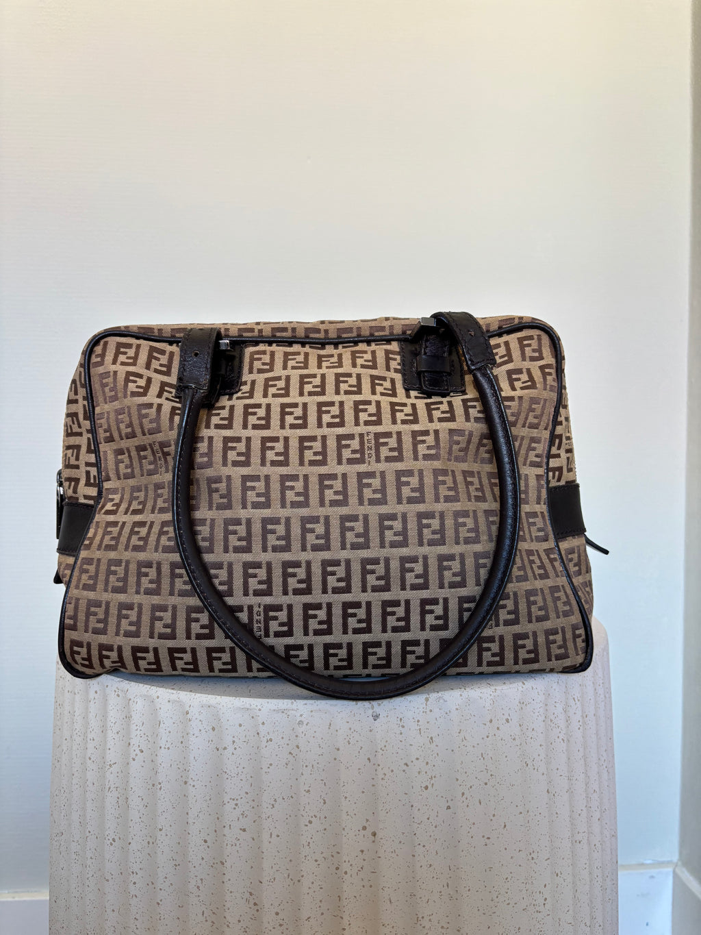 Fendi Zucchino Canvas Schoudertas