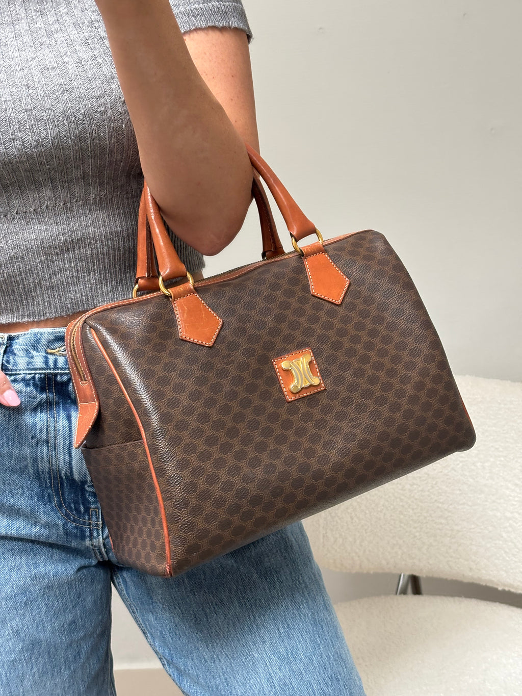 Celine Triomphe Boston Bag