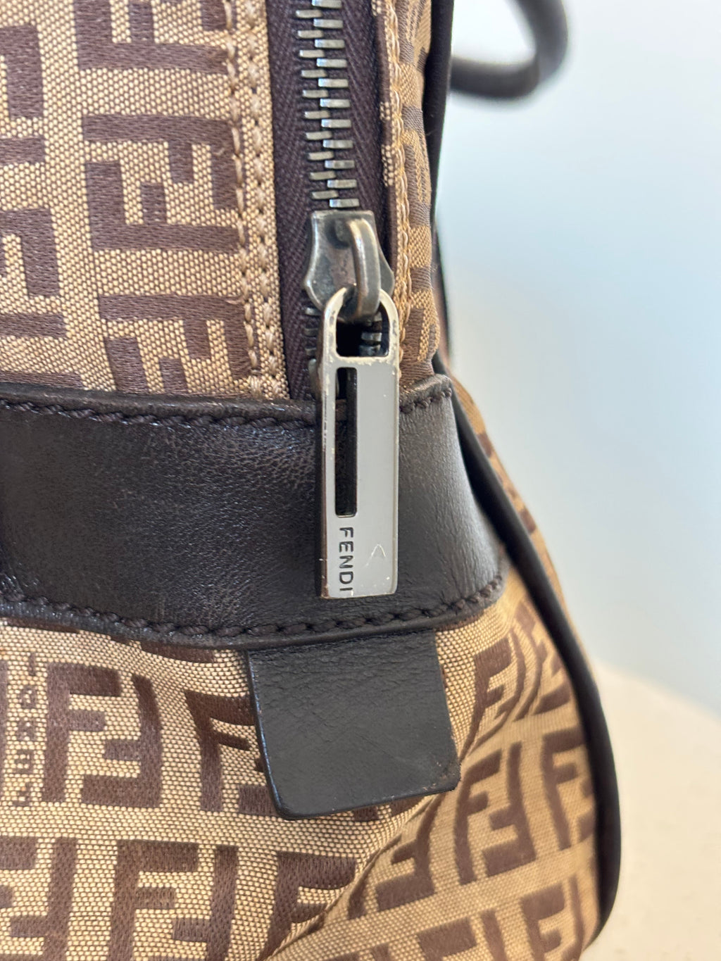 Fendi Zucchino Canvas Schoudertas