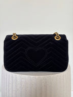 Gucci Velvet GG Marmont Bag