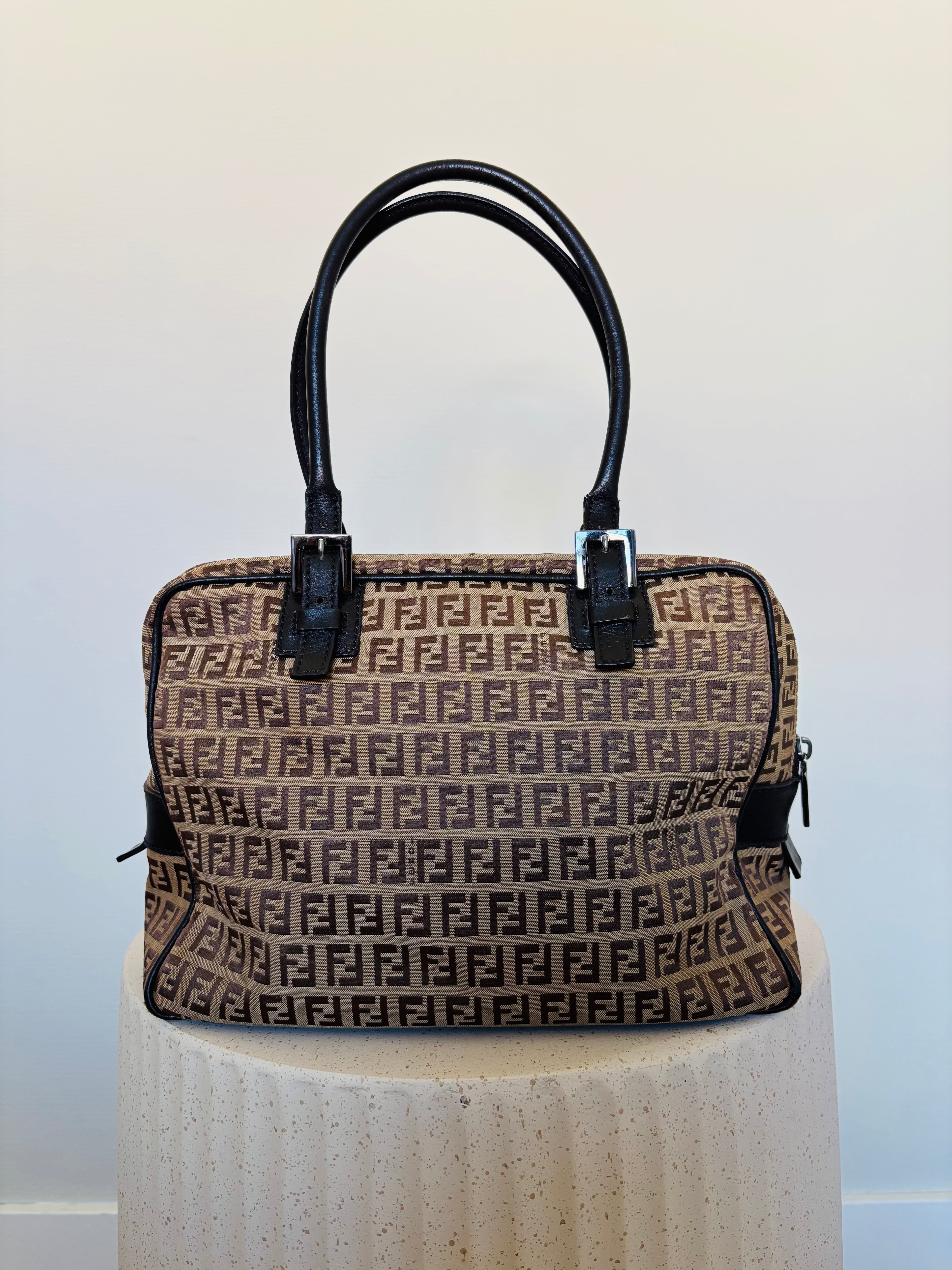 Fendi Zucchino Canvas Schoudertas