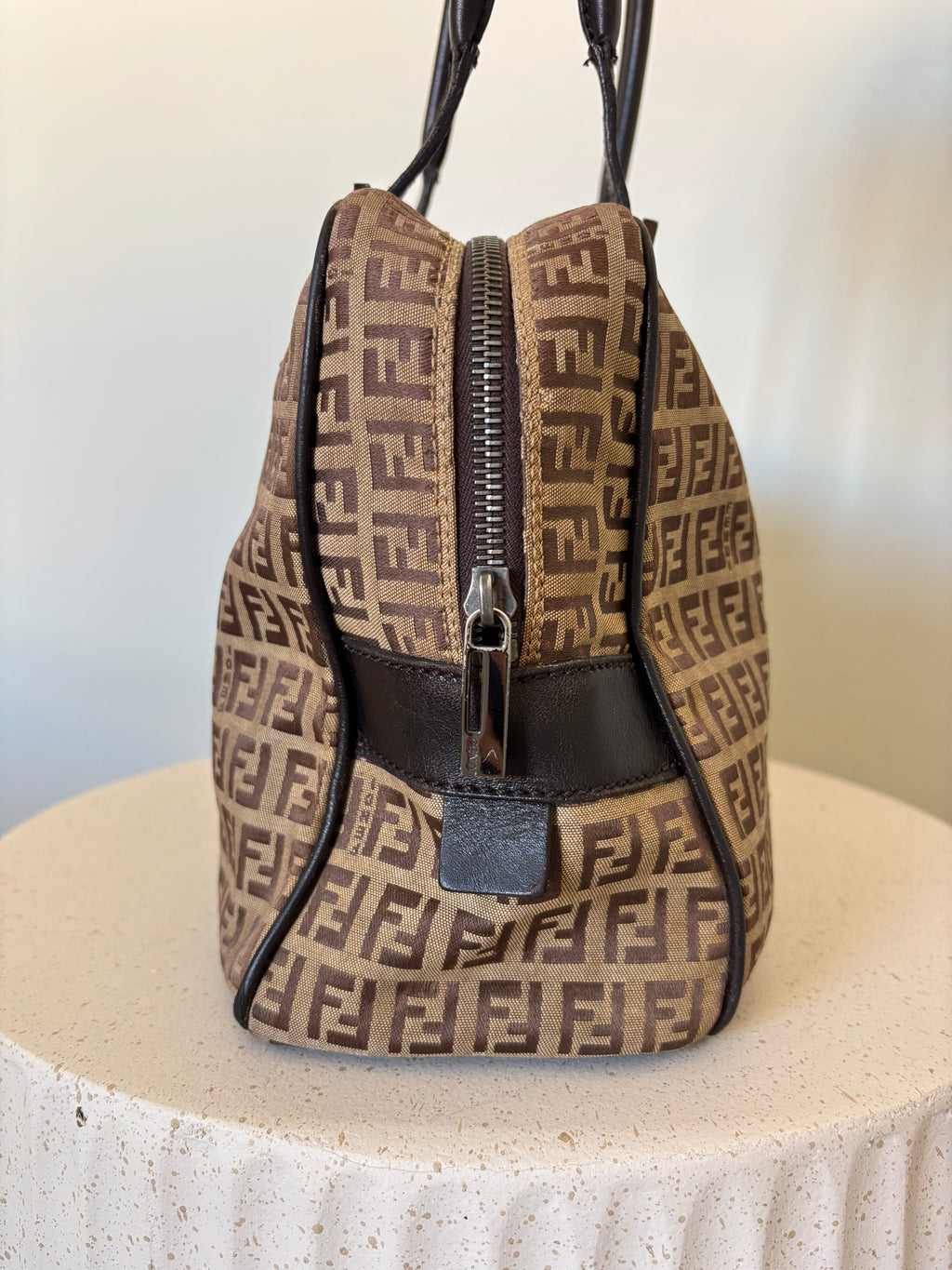 Fendi Zucchino Canvas Schoudertas