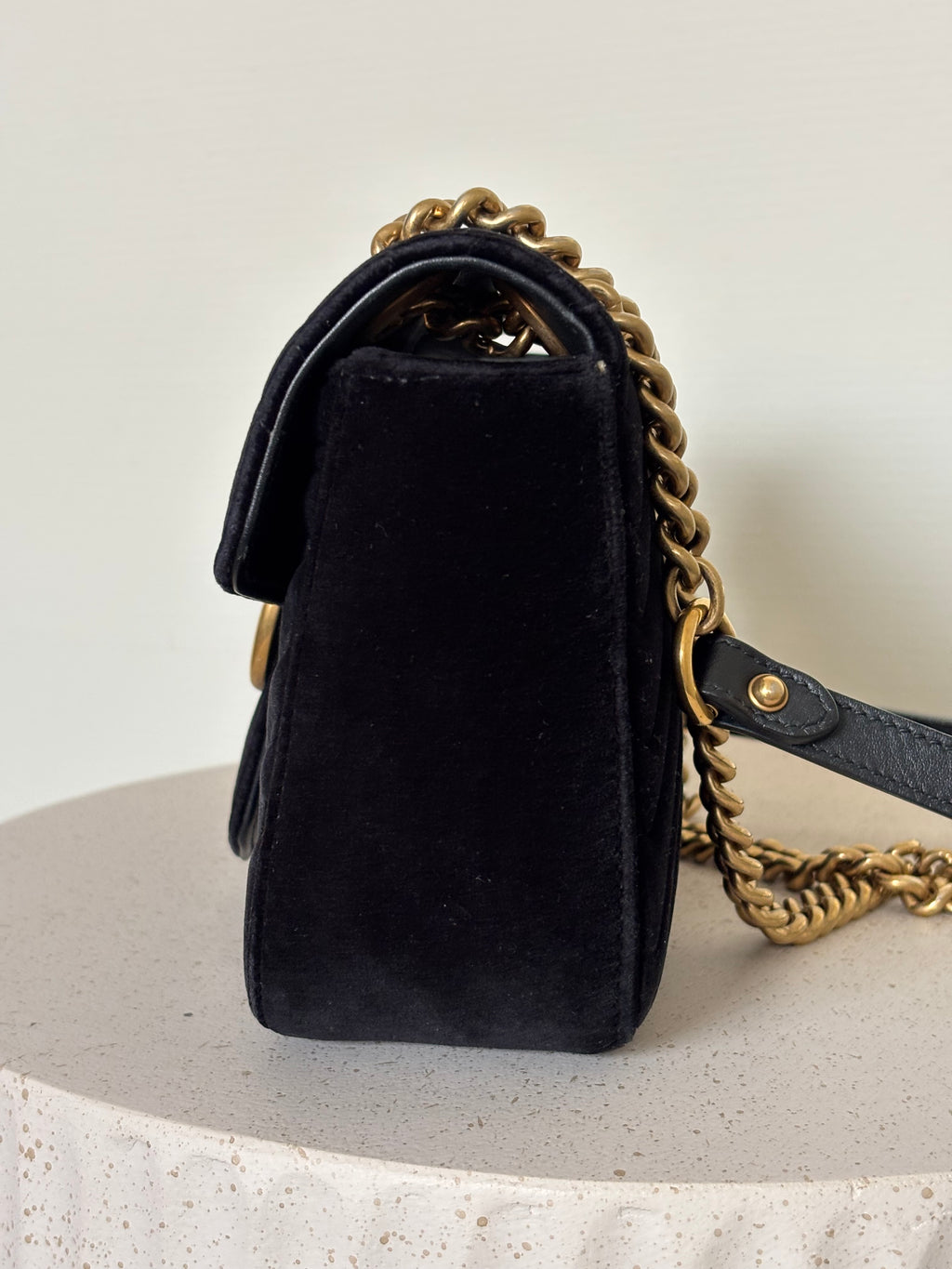 Gucci Velvet GG Marmont Bag