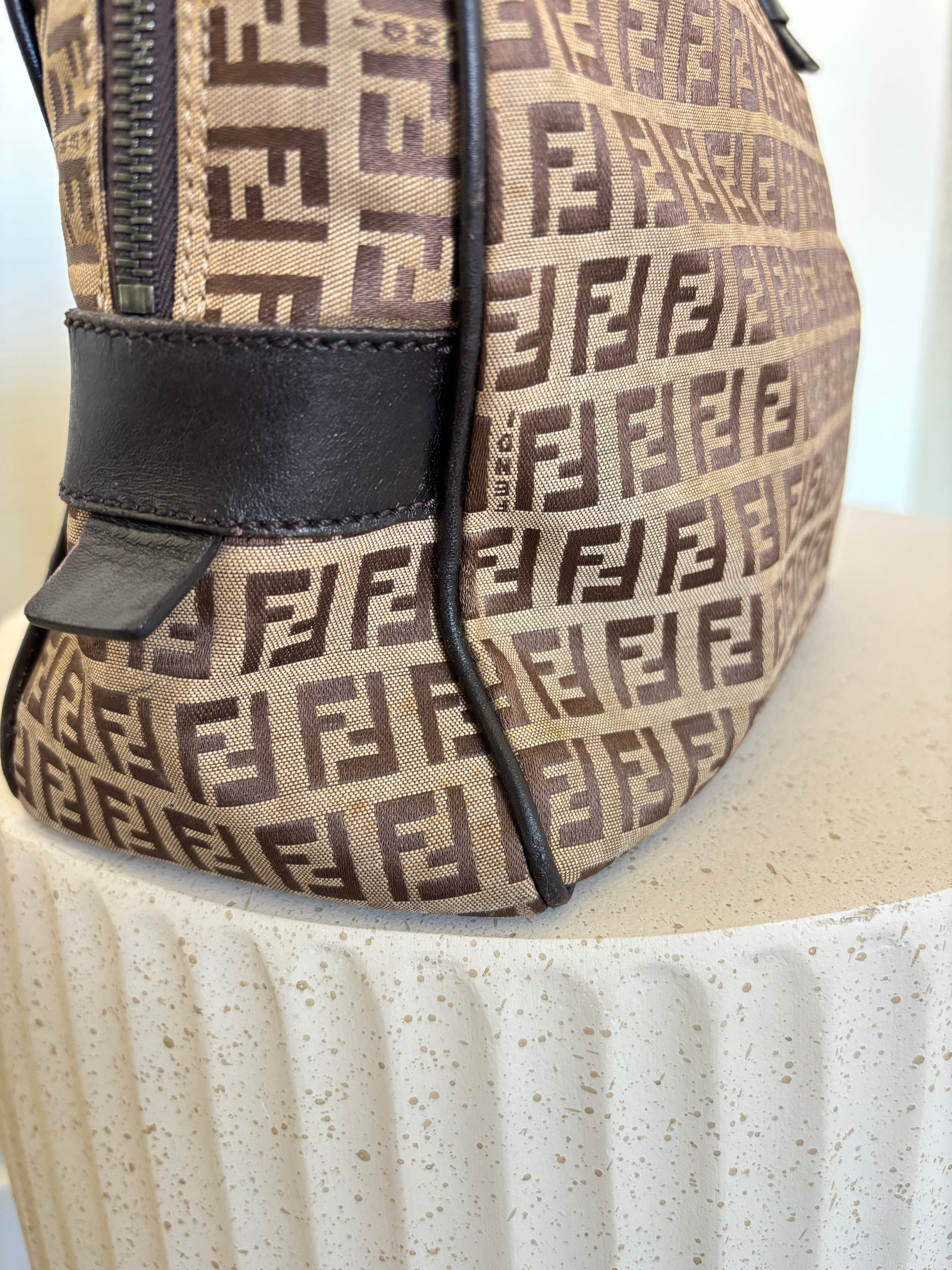 Fendi Zucchino Canvas Schoudertas