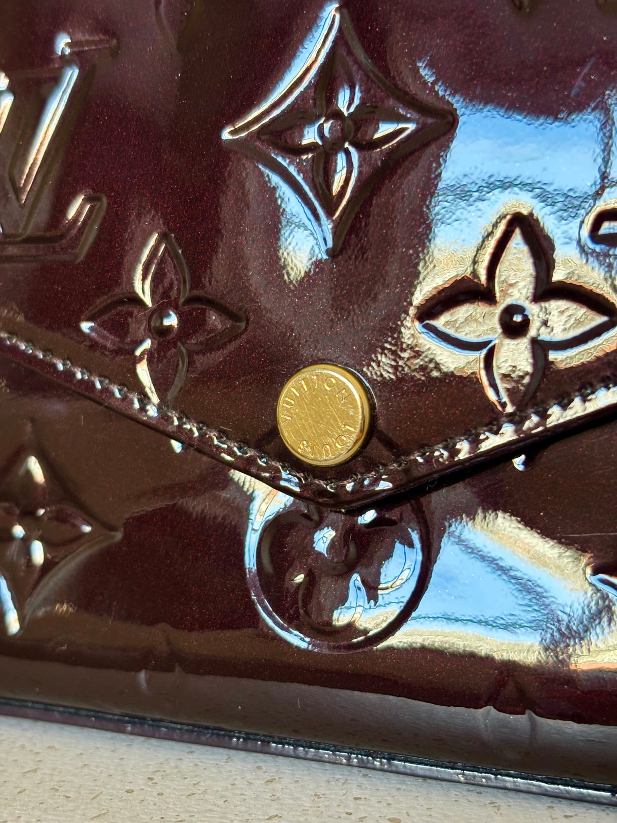 Louis Vuitton Pochette Felicie Burgundy