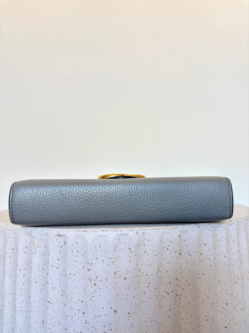 Gucci Marmont Wallet on Chain Grey