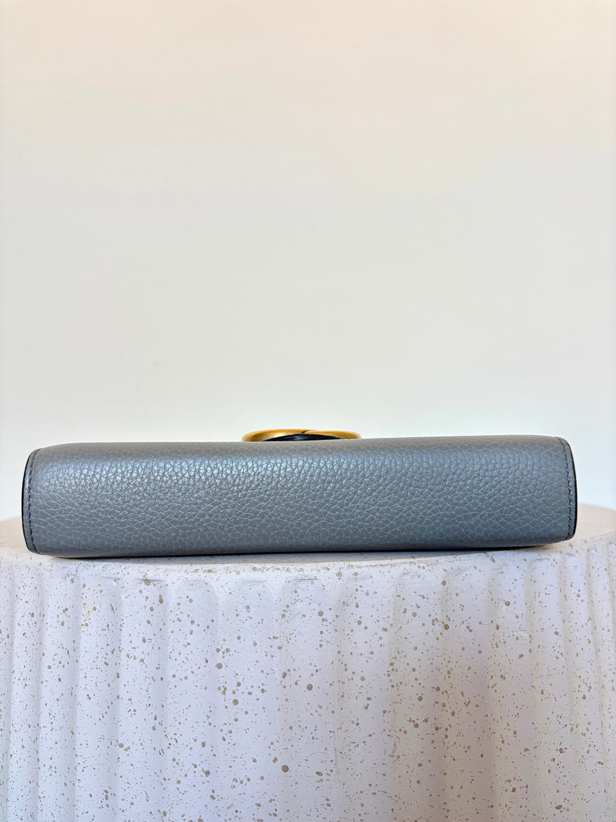 Gucci Marmont Wallet on Chain Grey