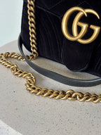 Gucci Velvet GG Marmont Bag