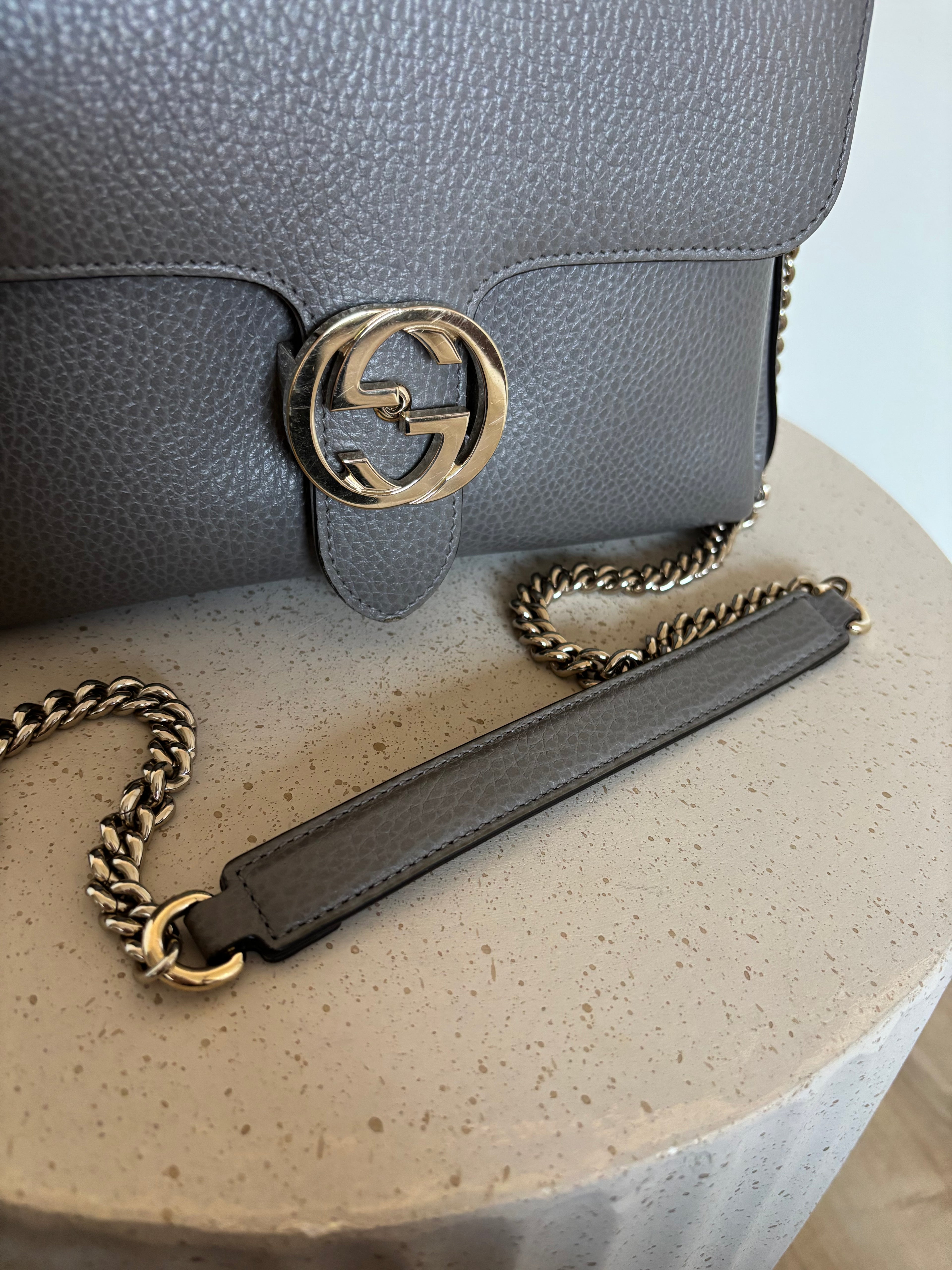 Gucci Interlocking G Top Handle Bag