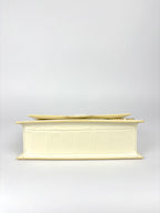 Jacquemus Le Grand Bambino White Ivory Crocodile