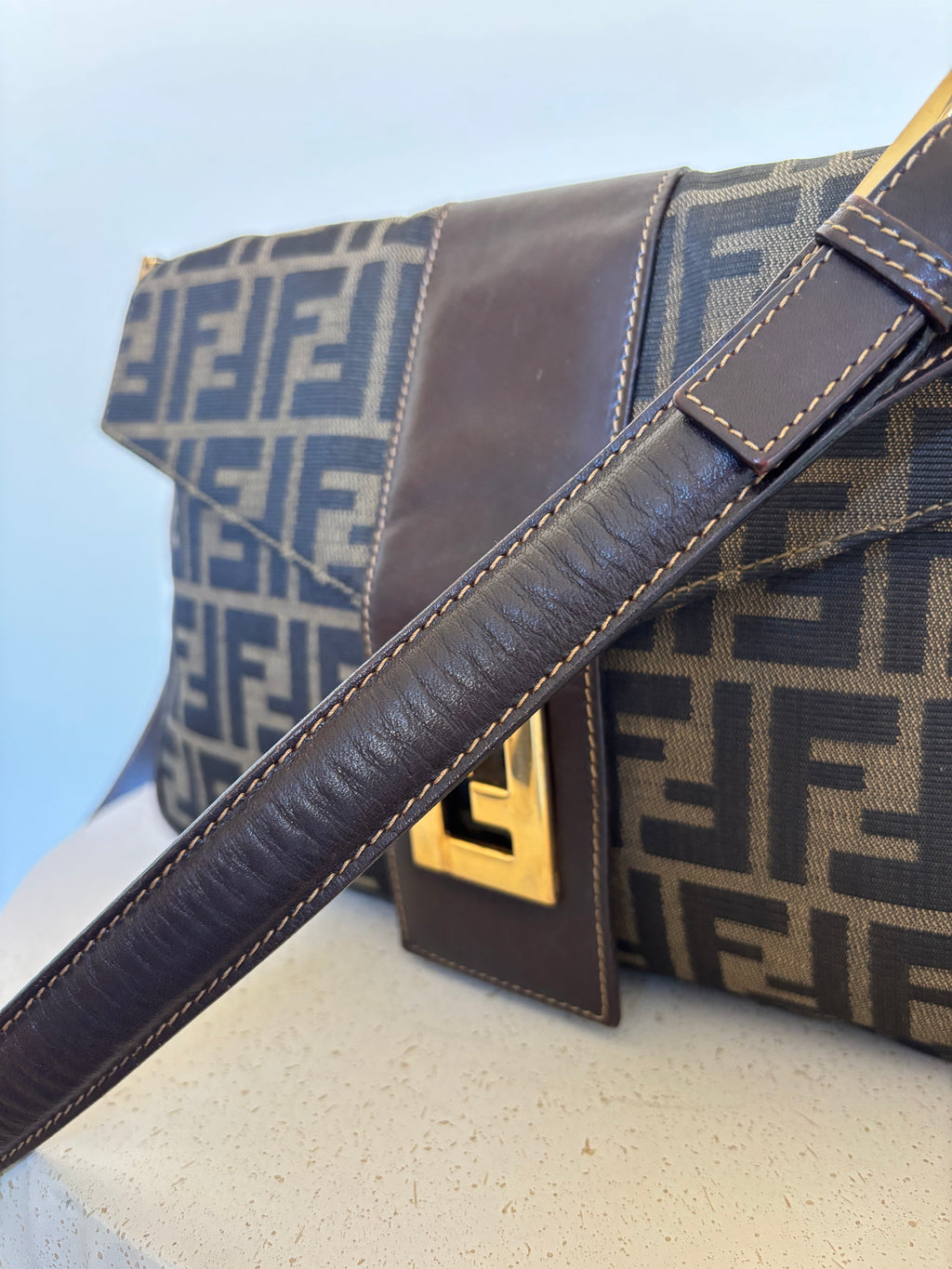 Fendi Baguette Zucca Shoulderbag