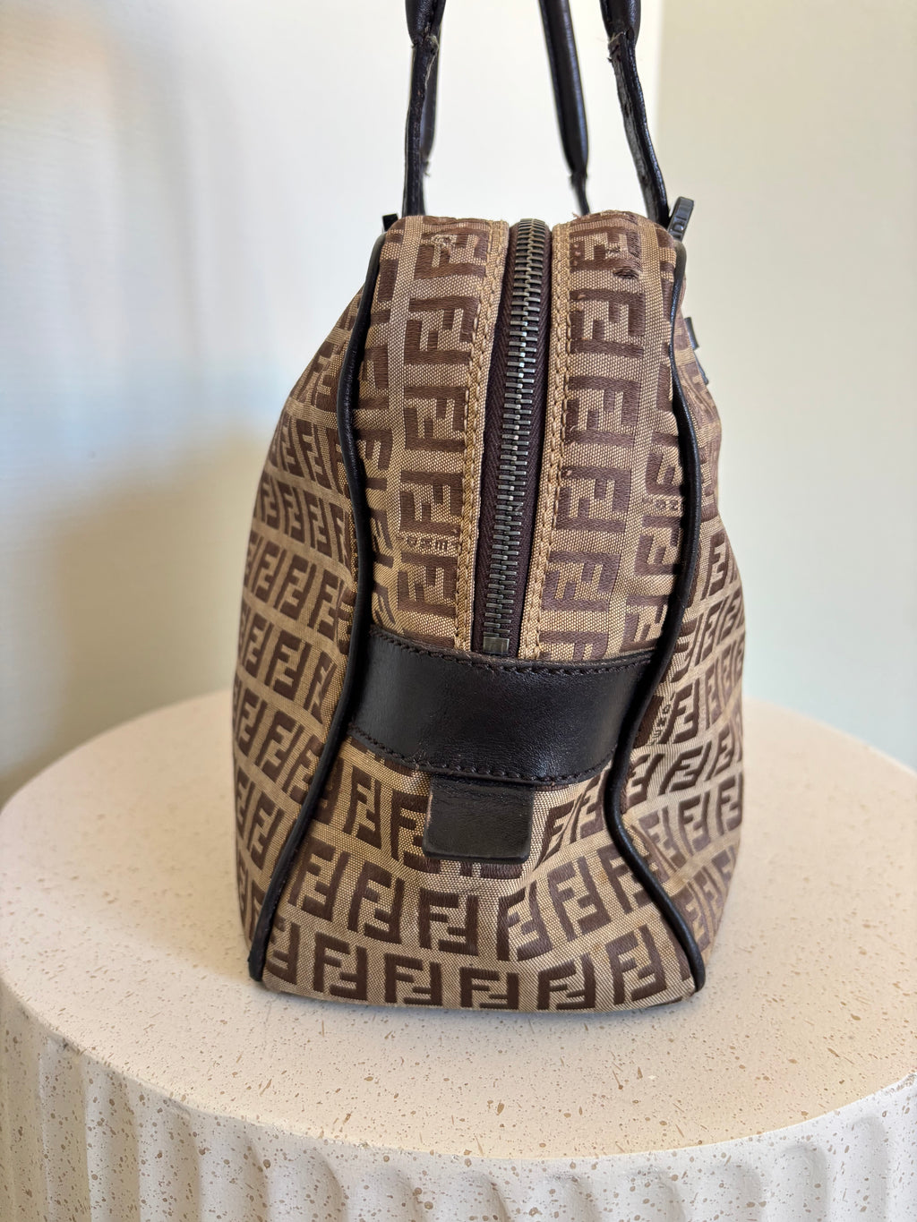 Fendi Zucchino Canvas Schoudertas