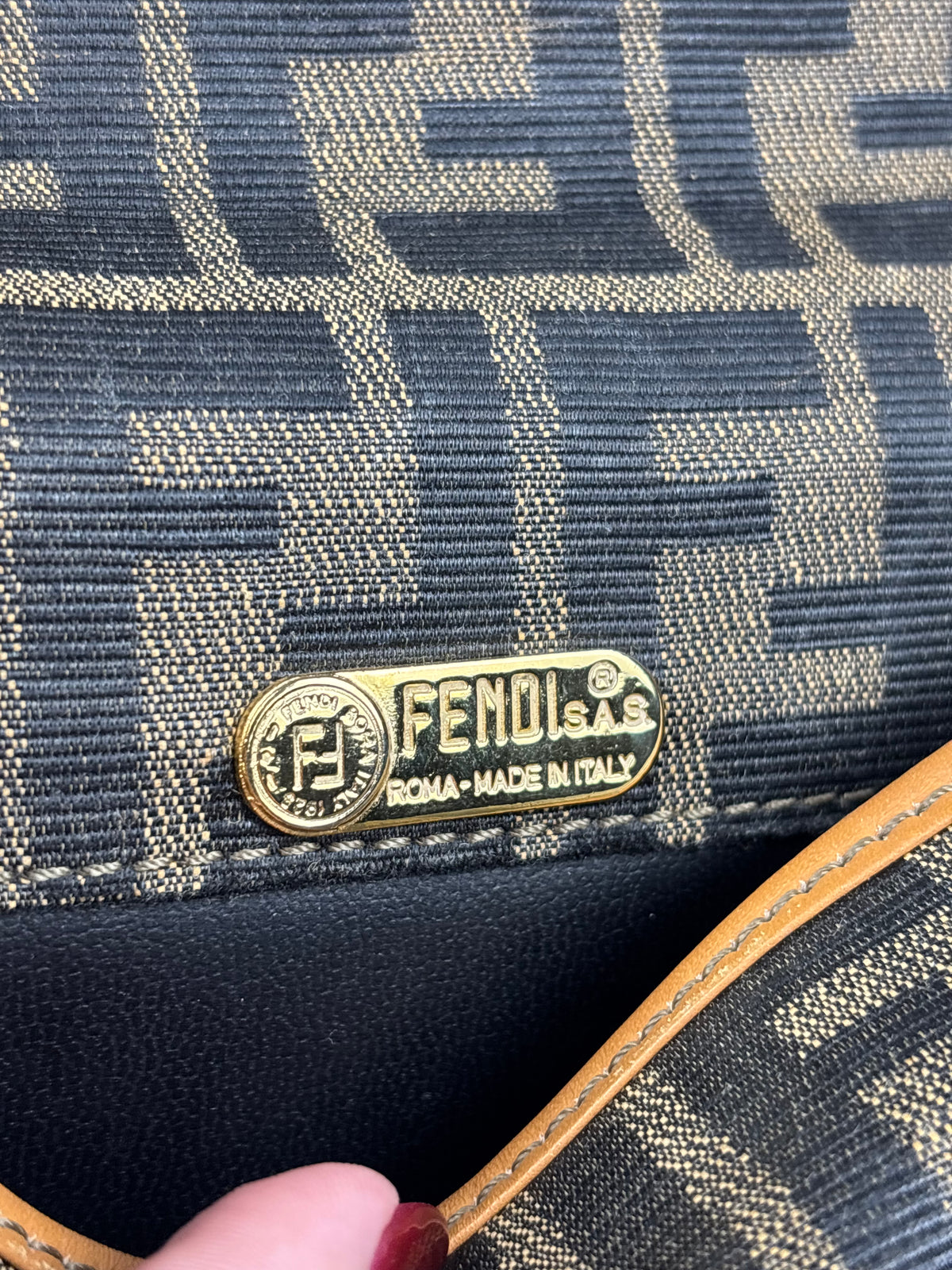 Fendi Zucca Crossbody