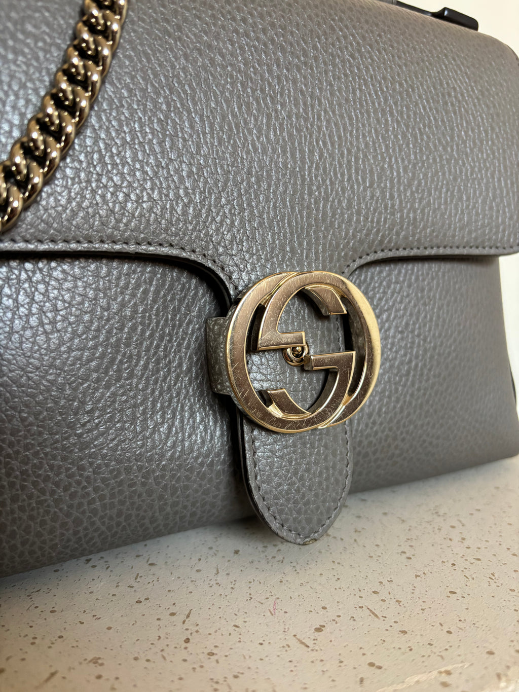 Gucci Interlocking G Top Handle Bag