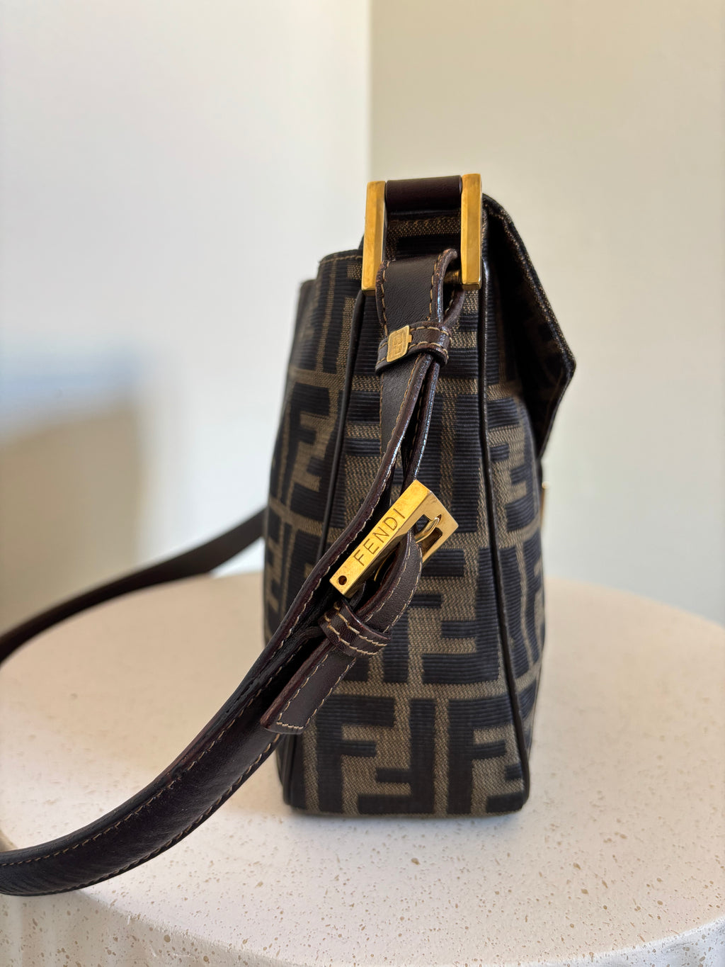 Fendi Baguette Zucca Shoulderbag