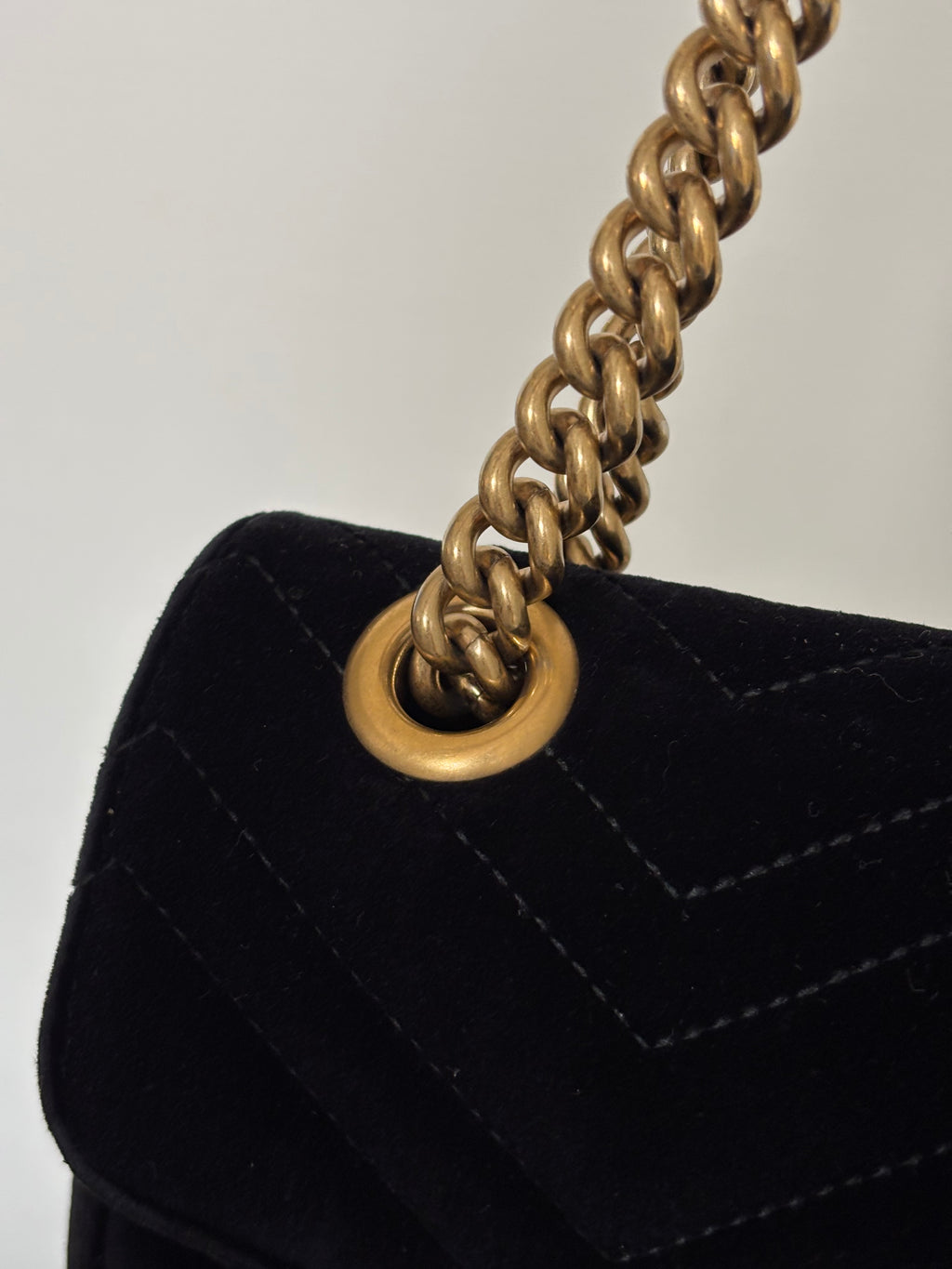 Gucci Velvet GG Marmont Bag