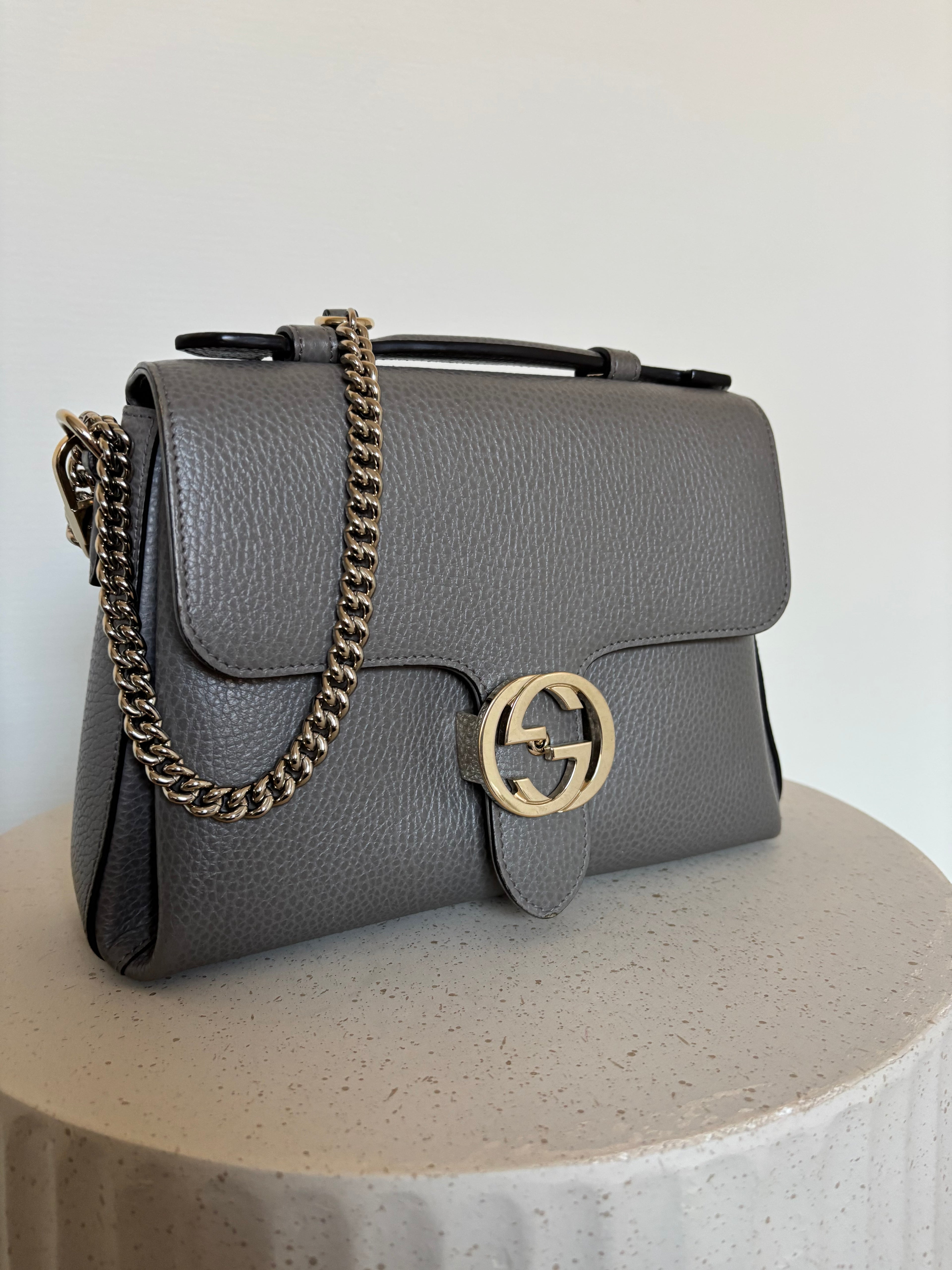 Gucci Interlocking G Top Handle Bag