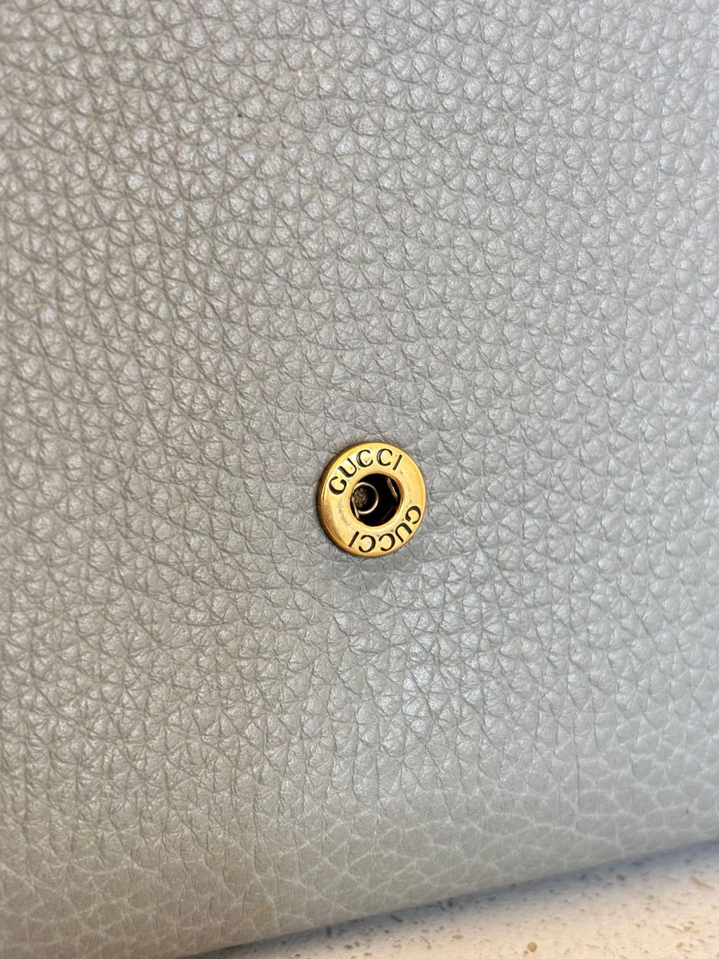 Gucci Marmont Wallet on Chain Grey