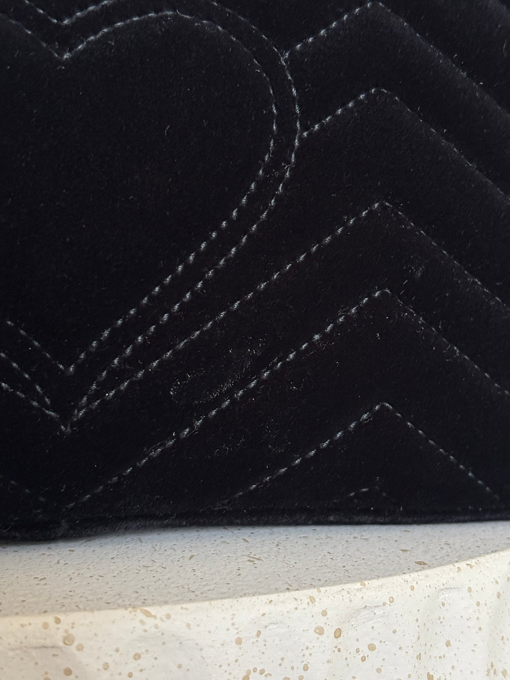 Gucci Velvet GG Marmont Bag