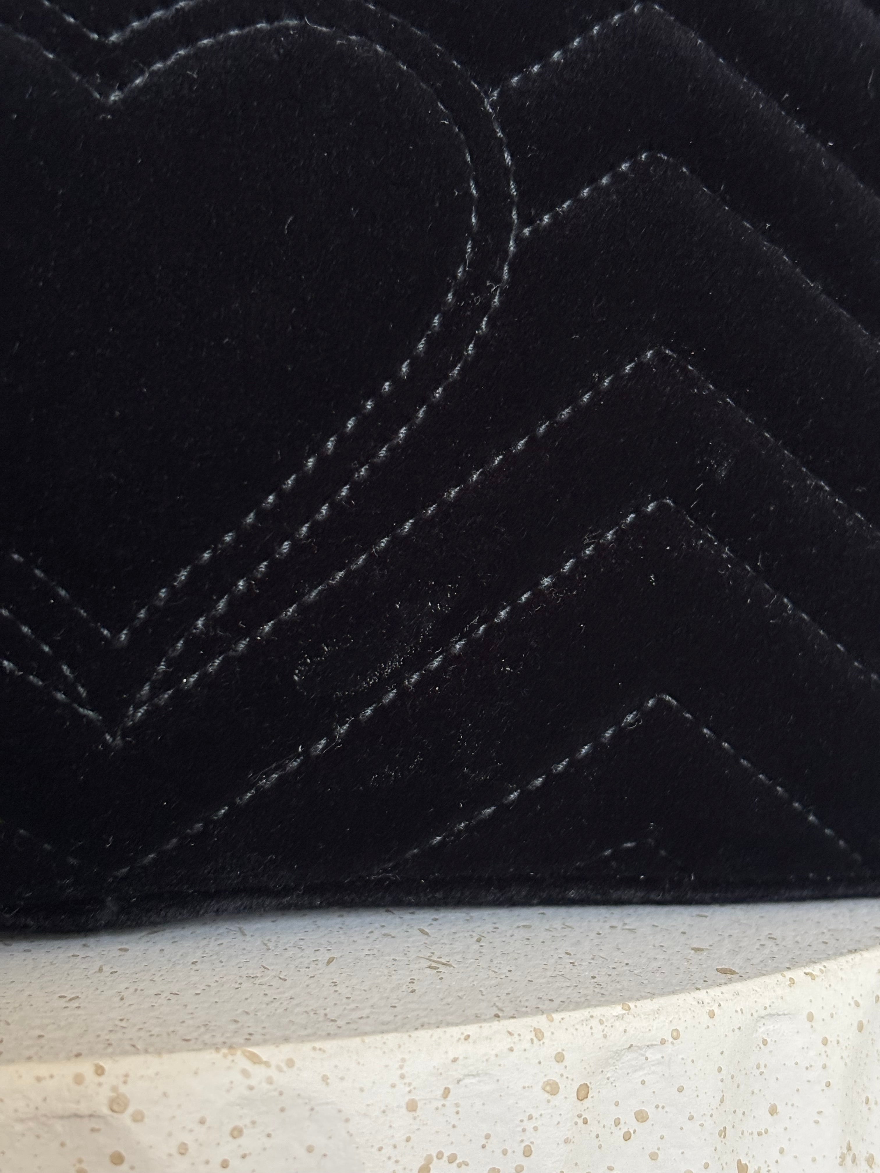 Gucci Velvet GG Marmont Bag