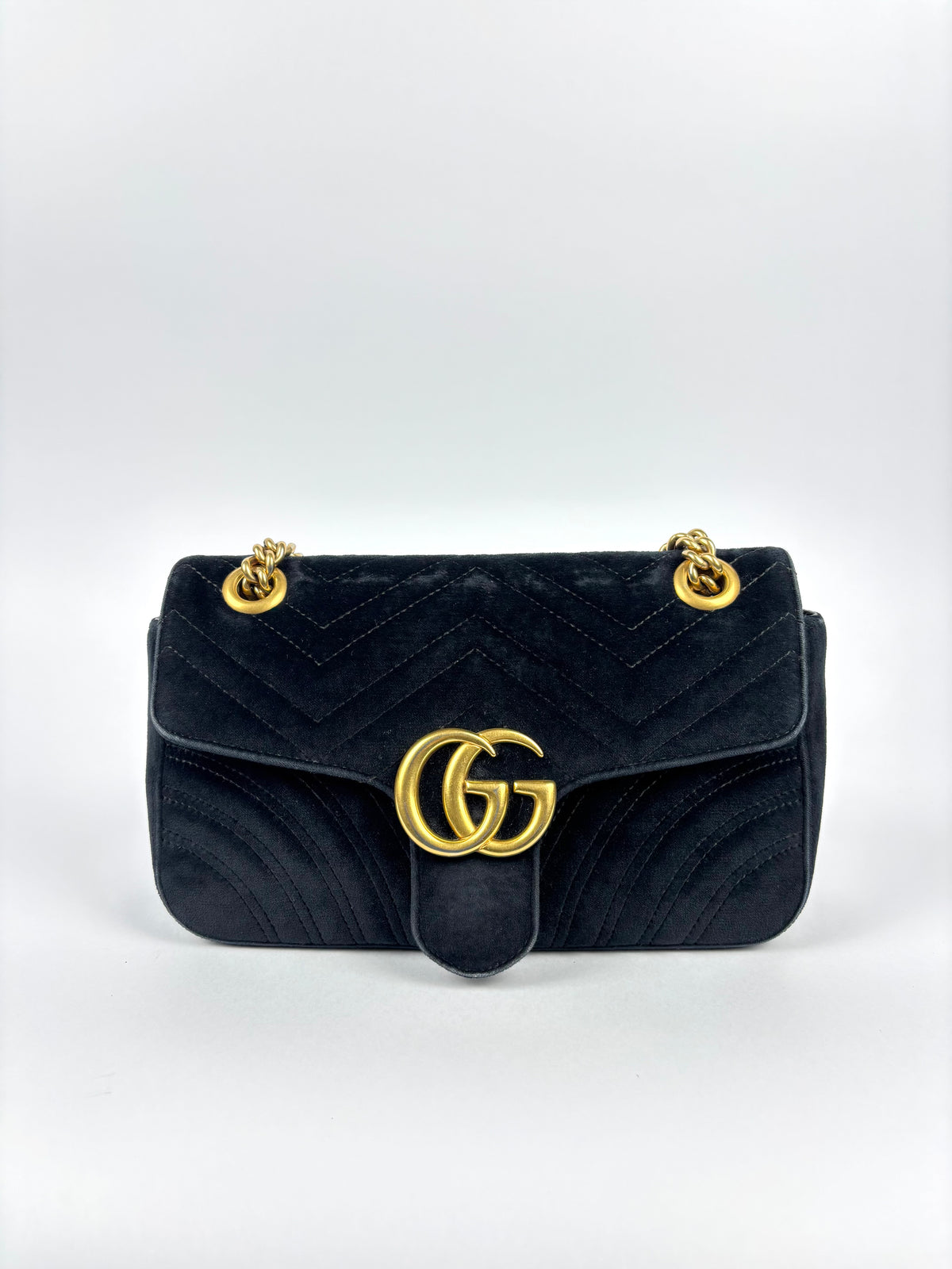 Gucci Velvet GG Marmont Medium