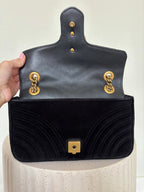 Gucci Velvet GG Marmont Bag