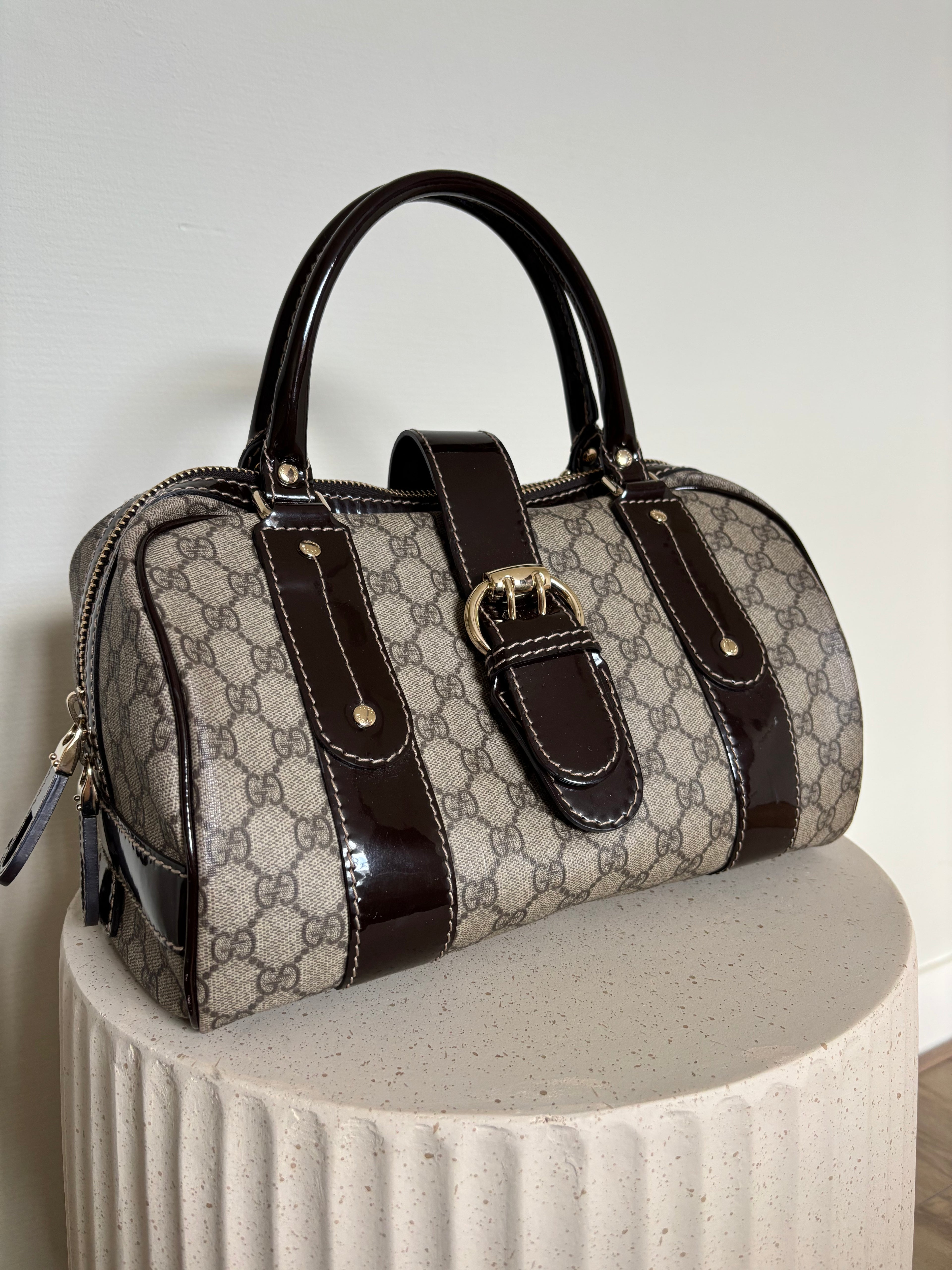 Gucci GG Supreme Boston Bag