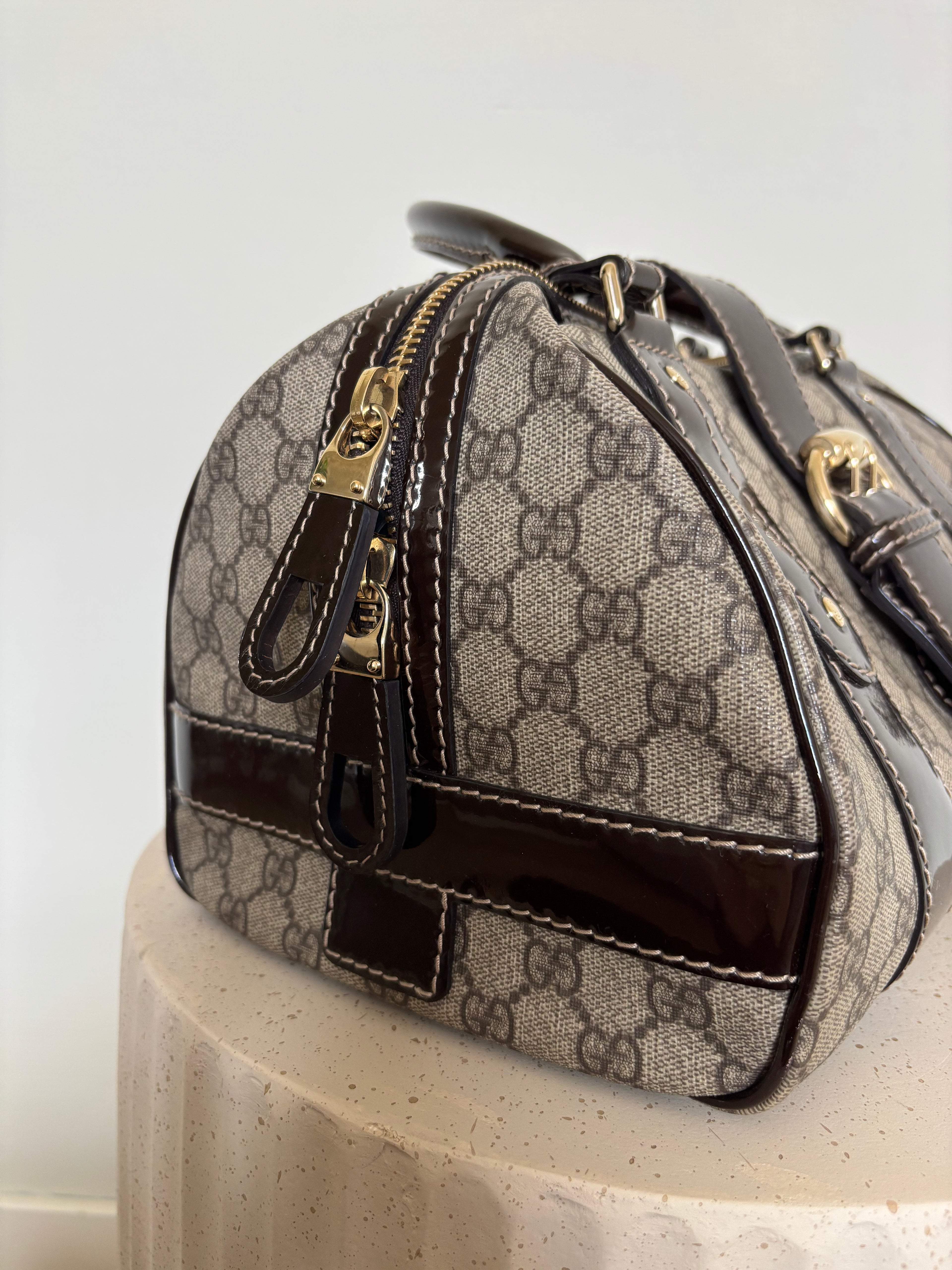 Gucci GG Supreme Boston Bag