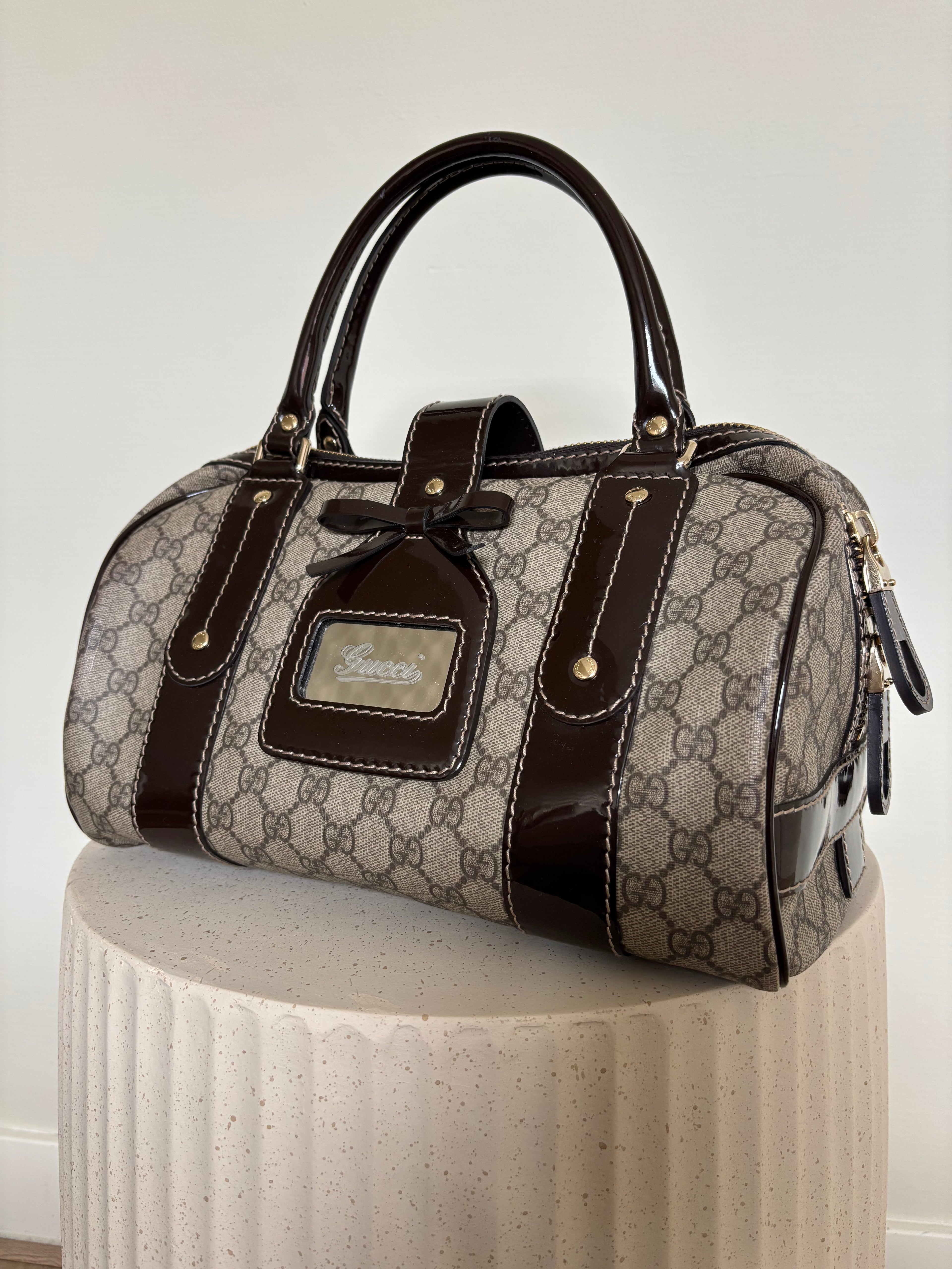 Gucci GG Supreme Boston Bag