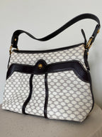 Celine Macadam Canvas & PVC Leather Shoulder Bag