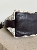 Celine Macadam Canvas & PVC Leather Shoulder Bag
