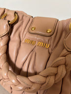 Miu Miu Matelassé Nappa Leather Handbag