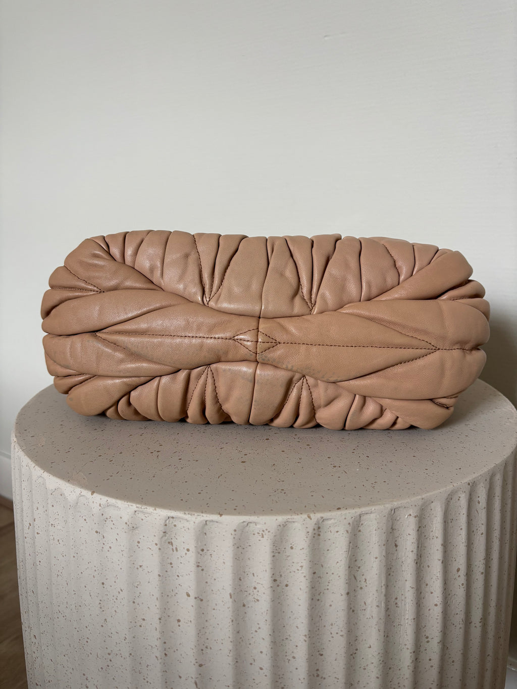 Miu Miu Matelassé Nappa Leather Handbag
