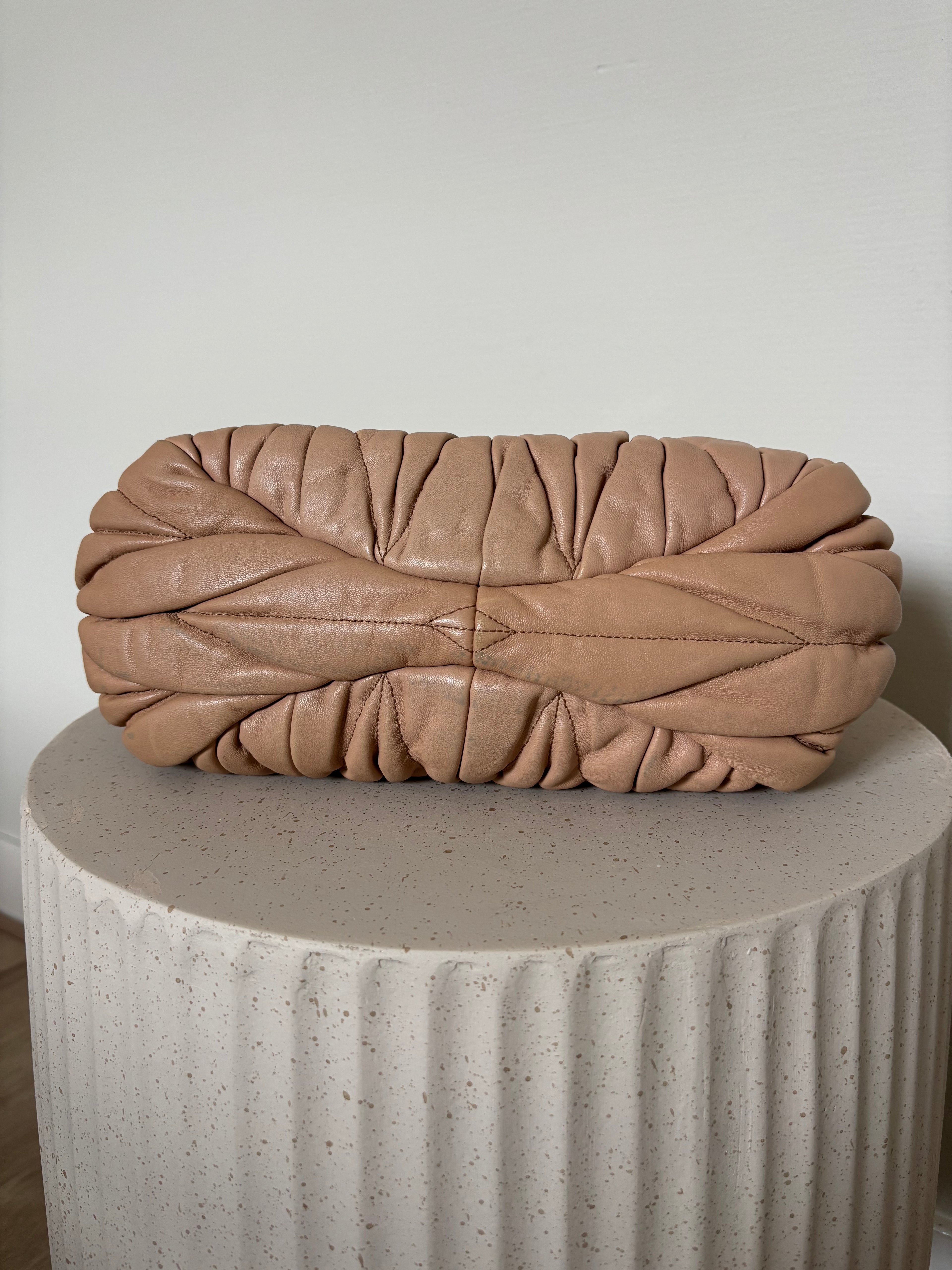 Miu Miu Matelassé Nappa Leather Handbag