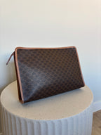 Celine Macadam Canvas Clutch