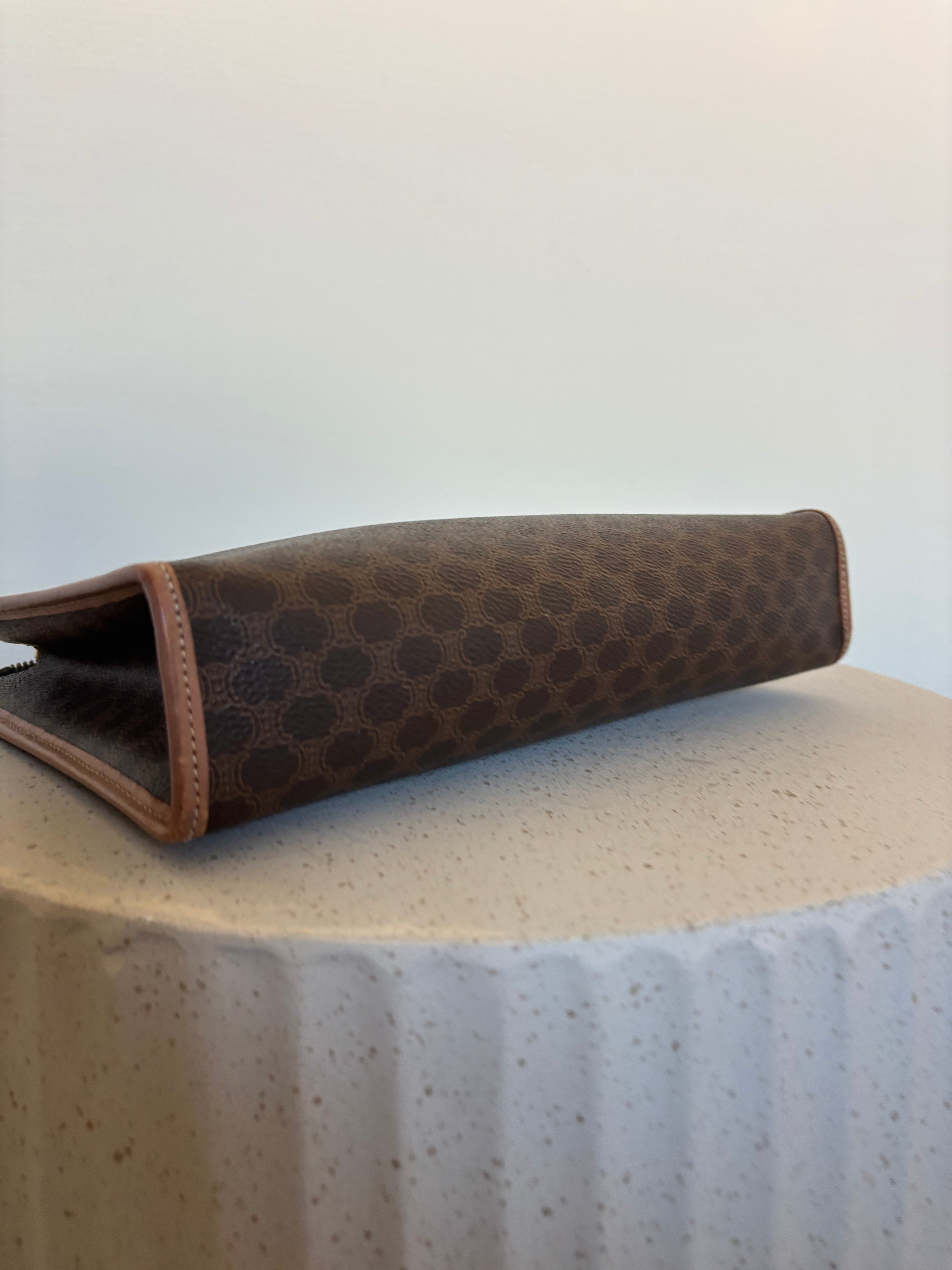 Celine Macadam Canvas Clutch