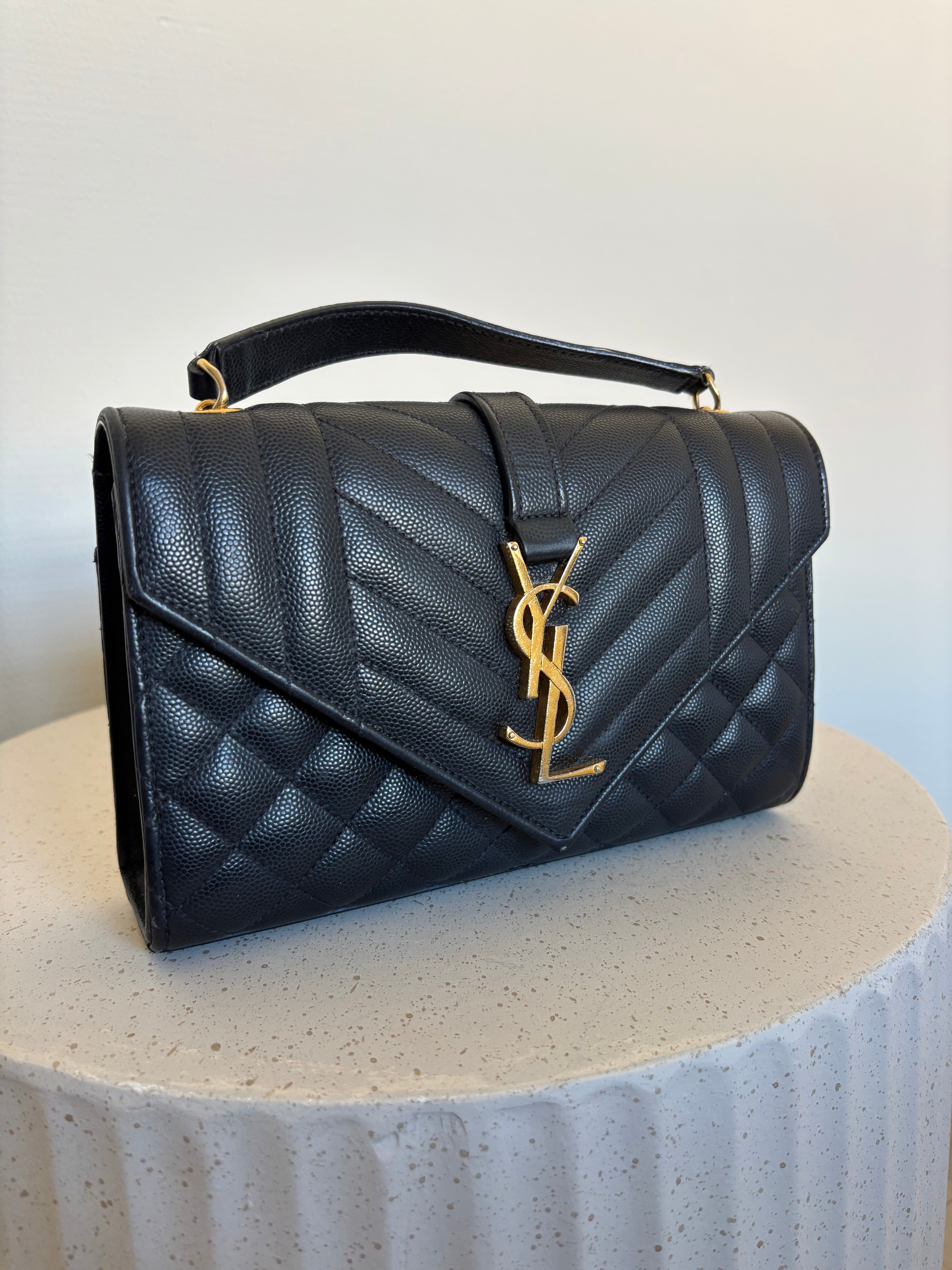 Saint Laurent Quilted Envelope Bag Small