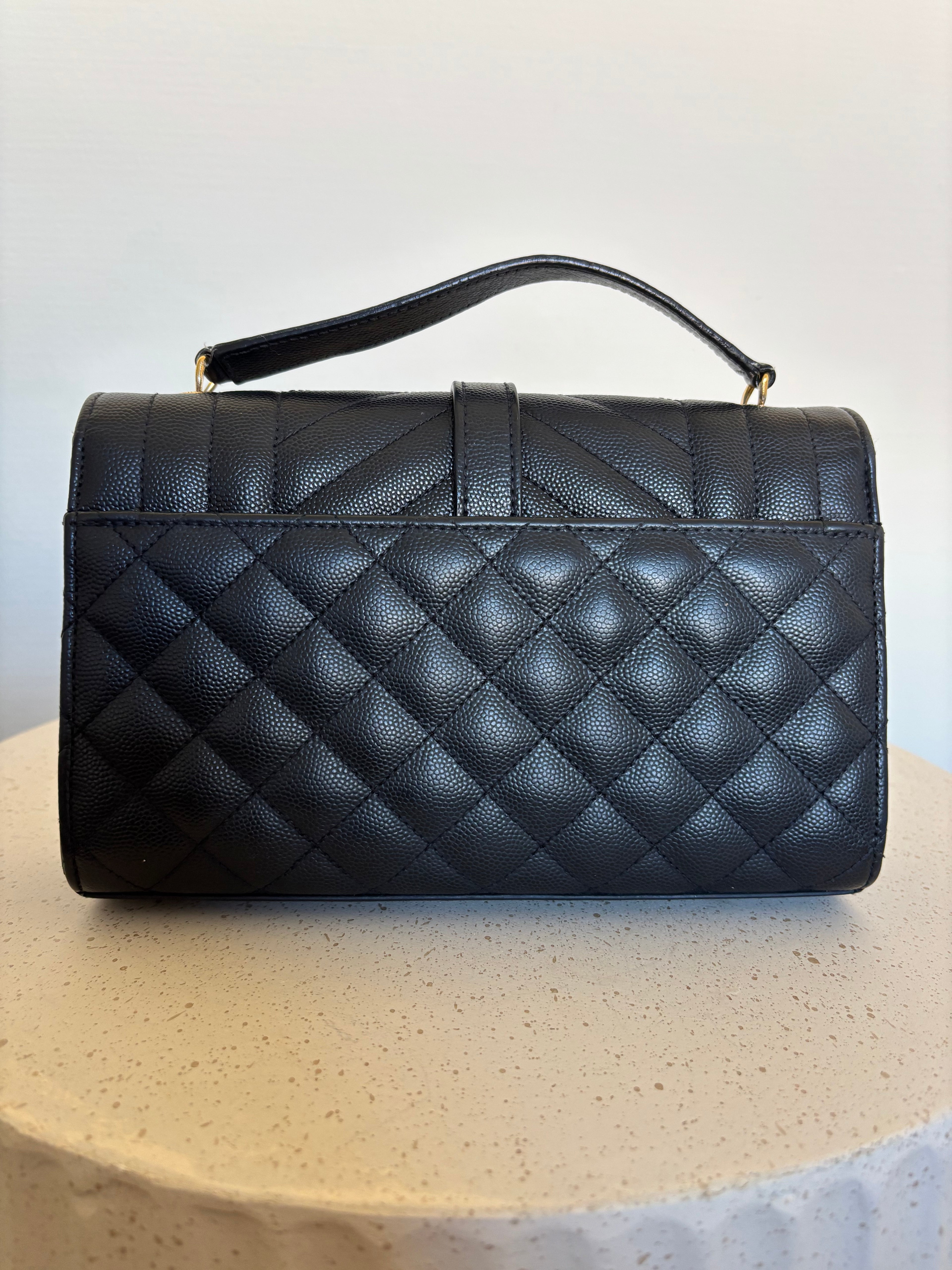 Saint Laurent Quilted Envelope Bag Small
