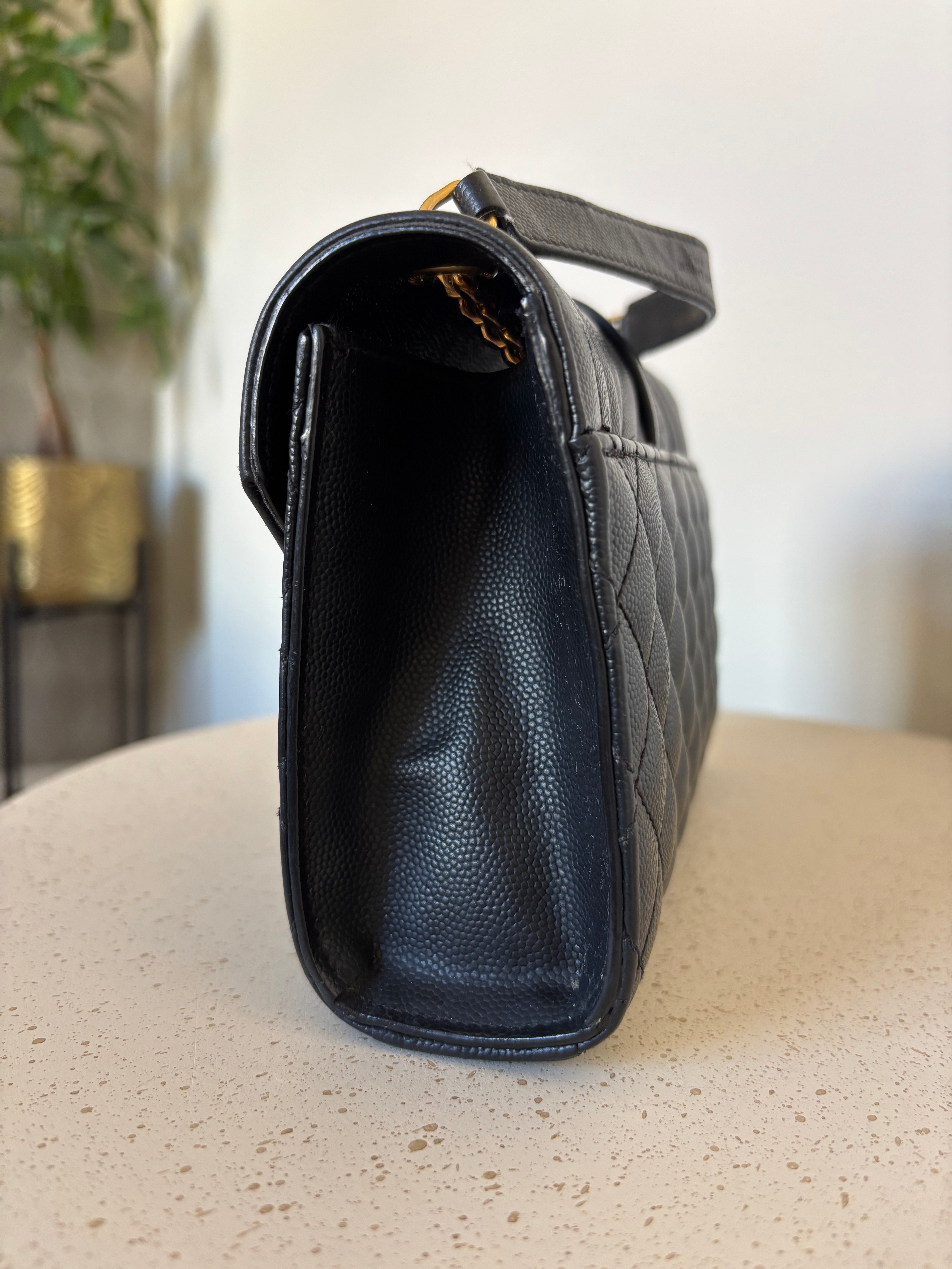 Saint Laurent Quilted Envelope Bag Small