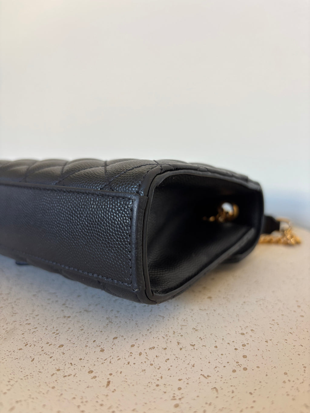 Saint Laurent Quilted Envelope Bag Small