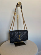 Saint Laurent Quilted Envelope Bag Small