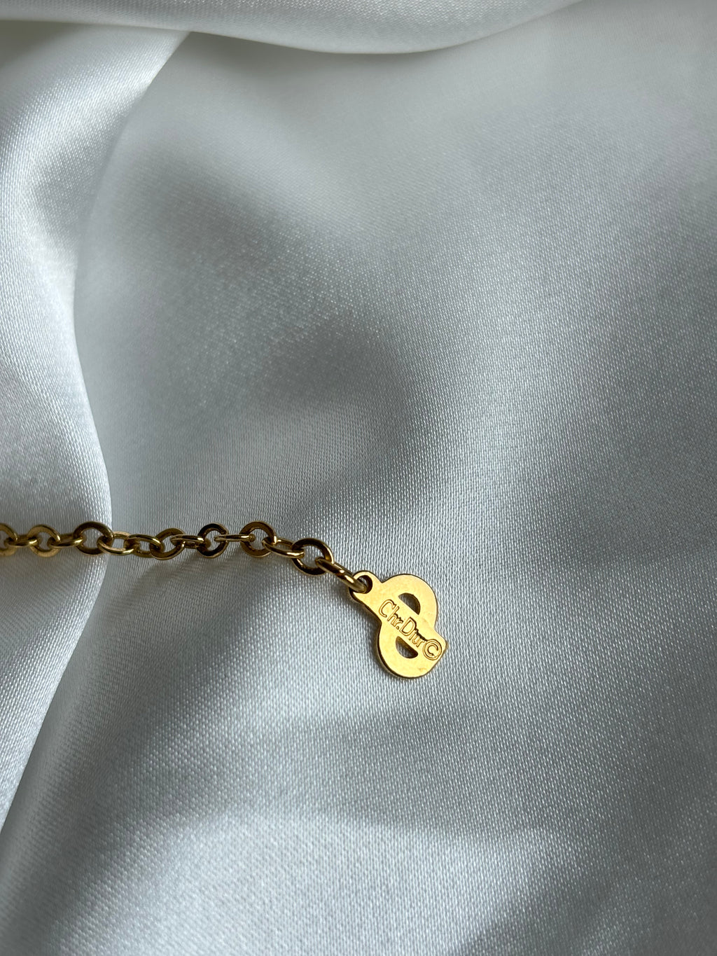 Dior Logo Ketting Goud