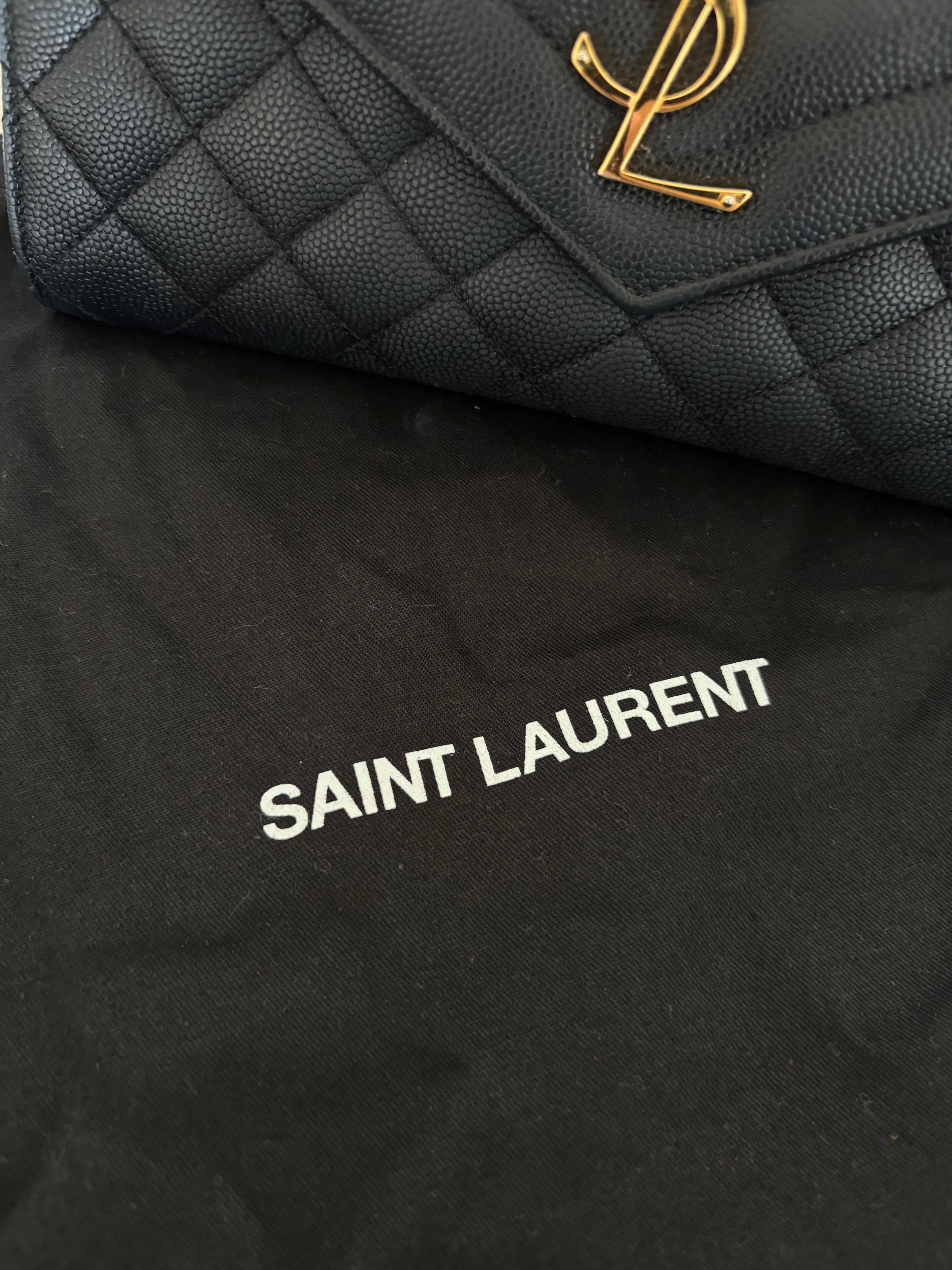 Saint Laurent Envelope Flap Clutch