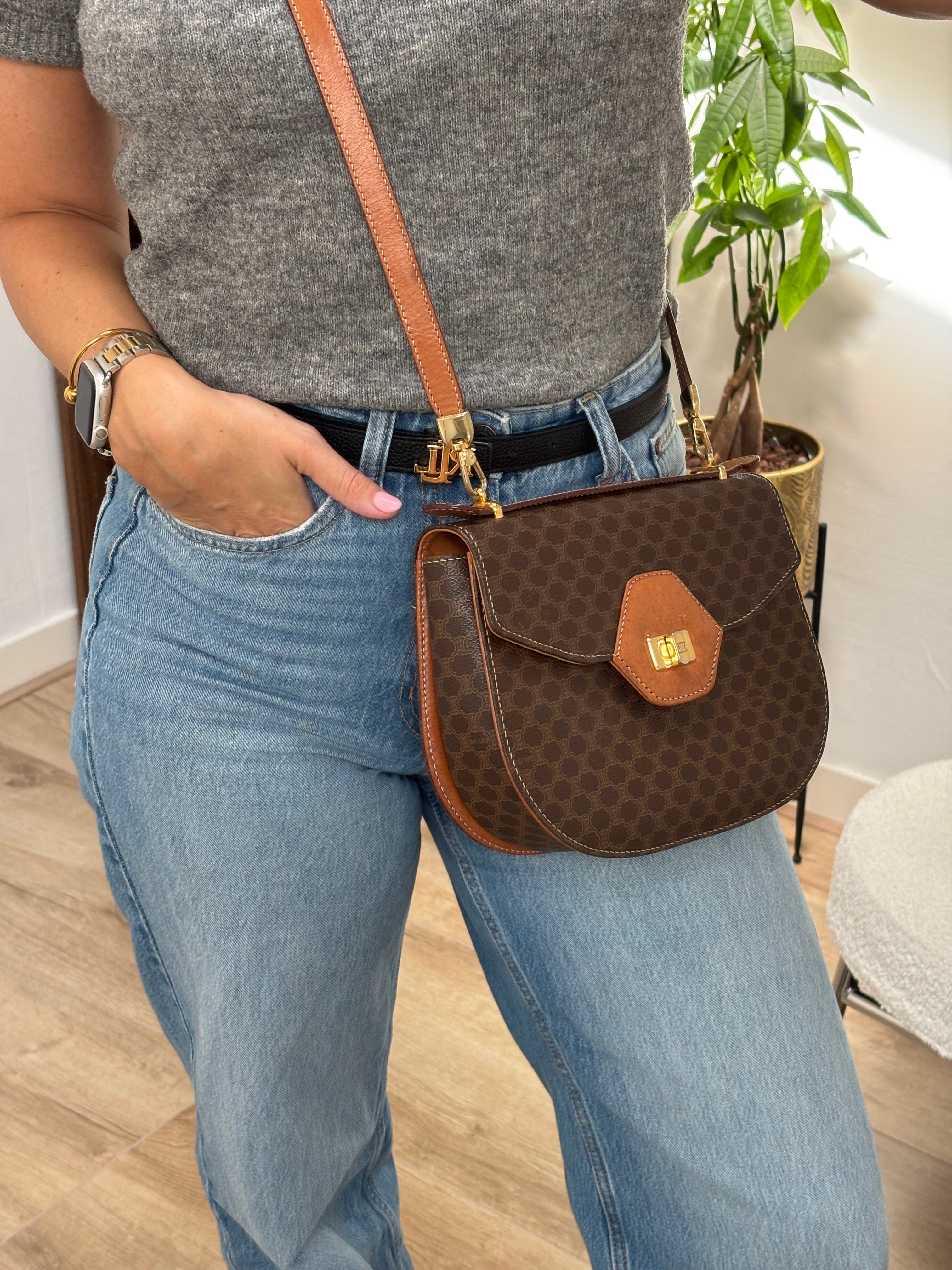 Celine Macadam Crossbody Bag