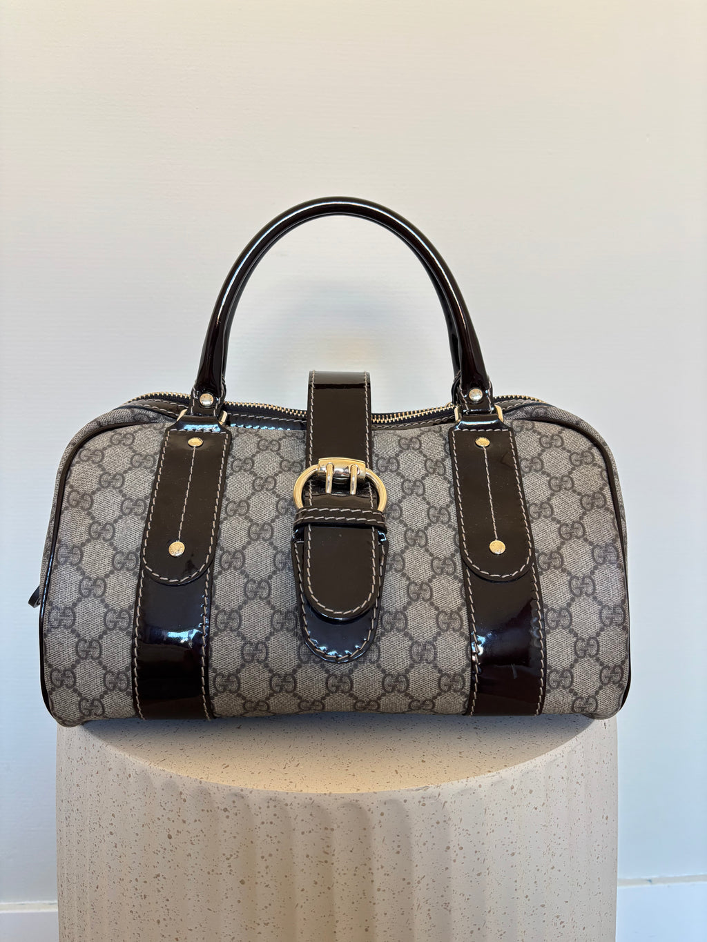 Gucci GG Supreme Boston Bag