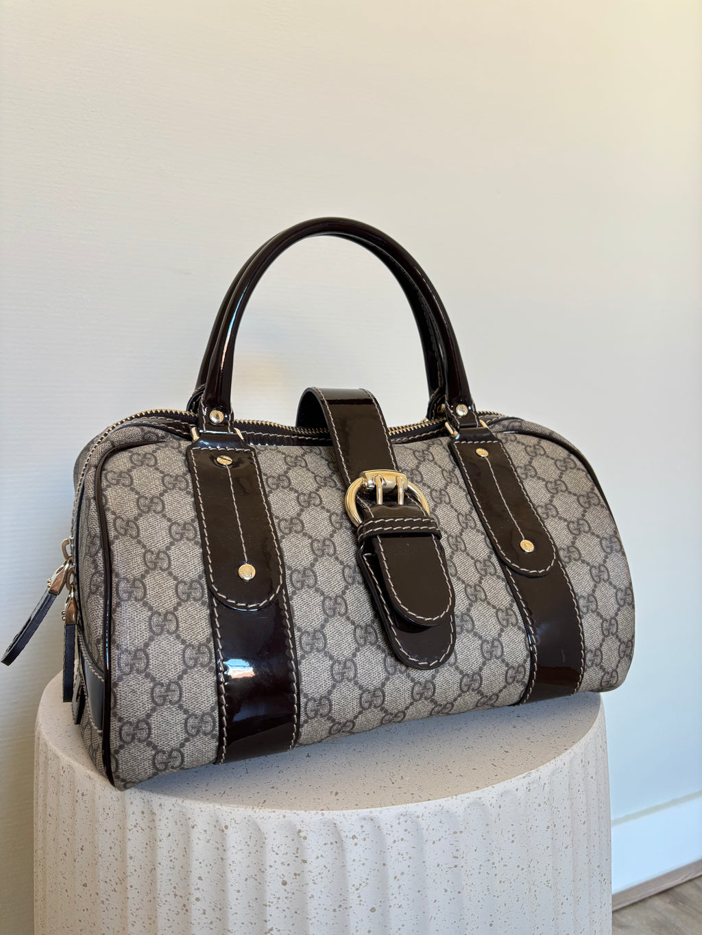 Gucci GG Supreme Boston Bag