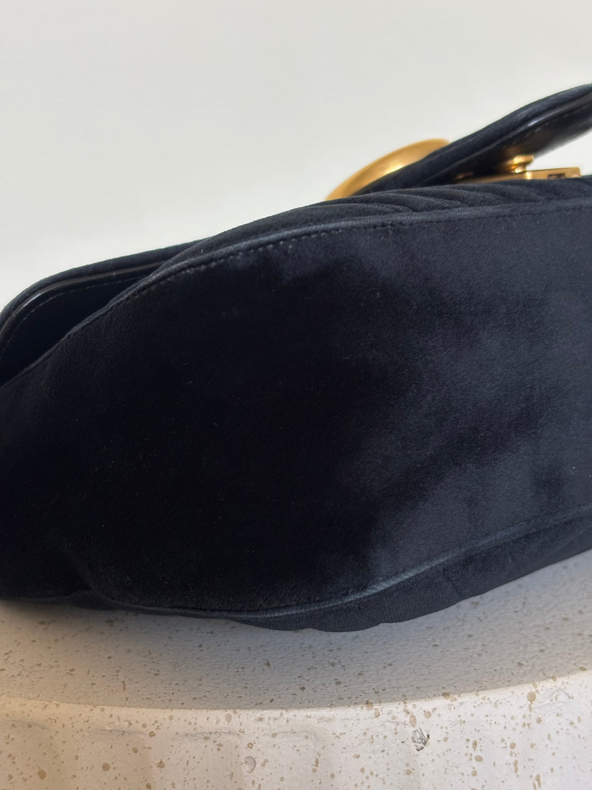 Gucci Velvet GG Marmont Medium